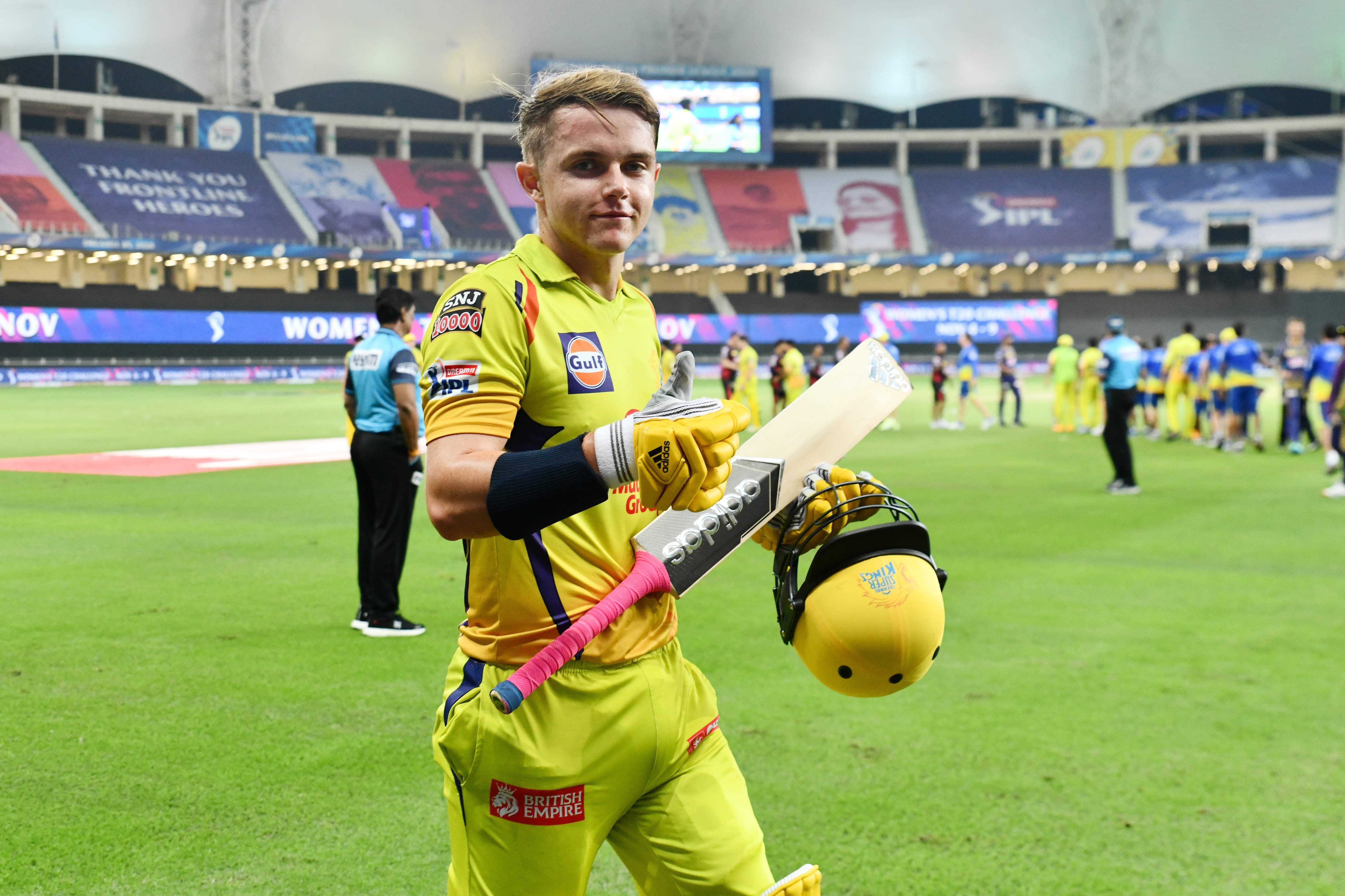 Sam Curran after finishing match against Kolkata Knight Riders in IPL 2021