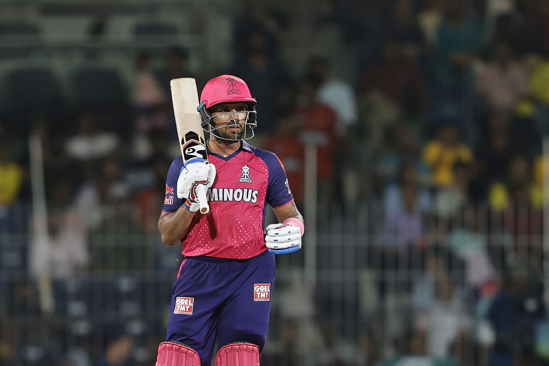 Rajasthan Royals' Dhruv Jurel in action in the 2024 edition of Indian Premier League