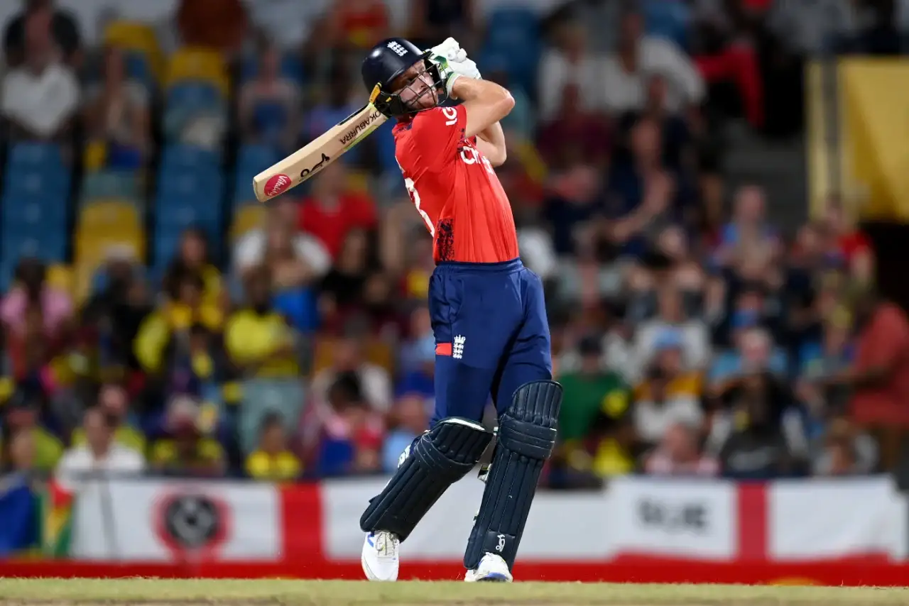 Jos Buttler batting for England