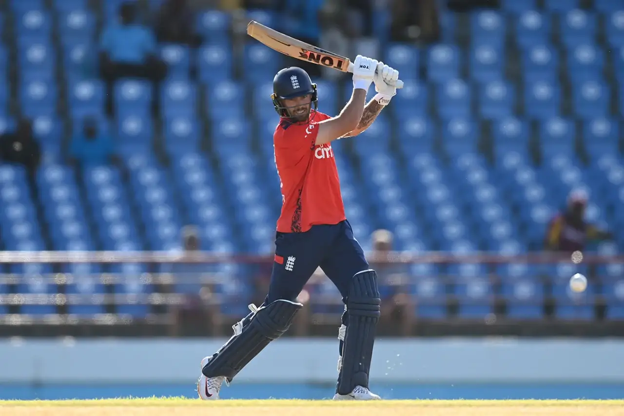 Phil Salt playing for England