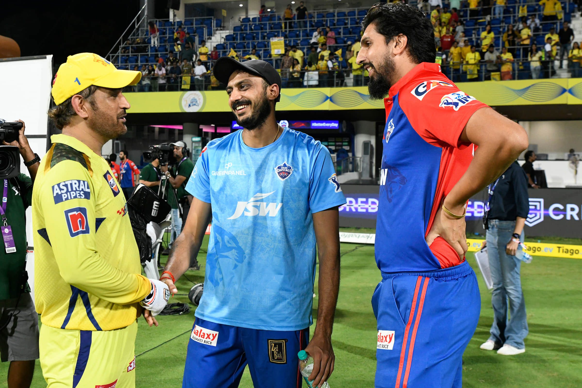 CSK's MS Dhoni has a great record against now DC's possible captain Axar Patel, who has never dismissed him in IPL