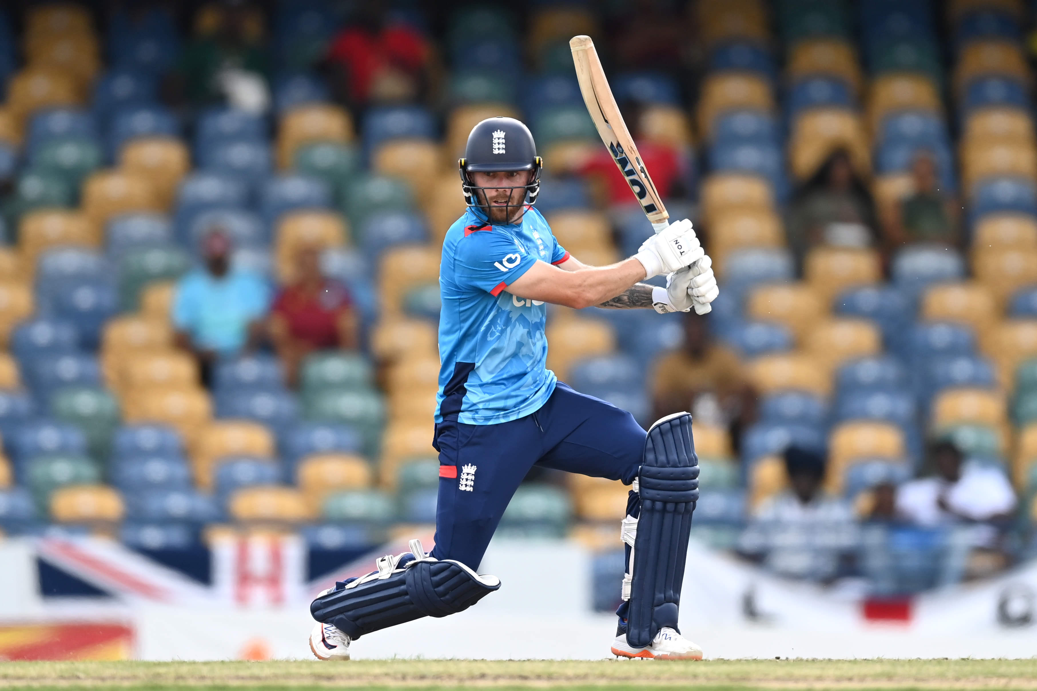 Phil Salt playing for England in ODIs