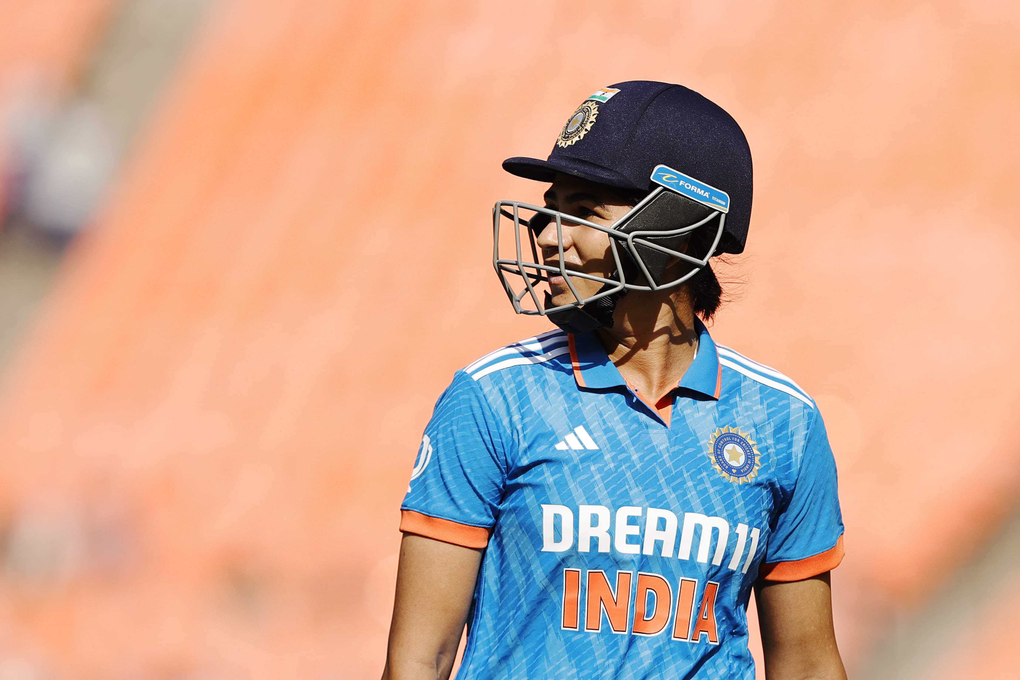Yastika Bhatia playing for India in an ODI