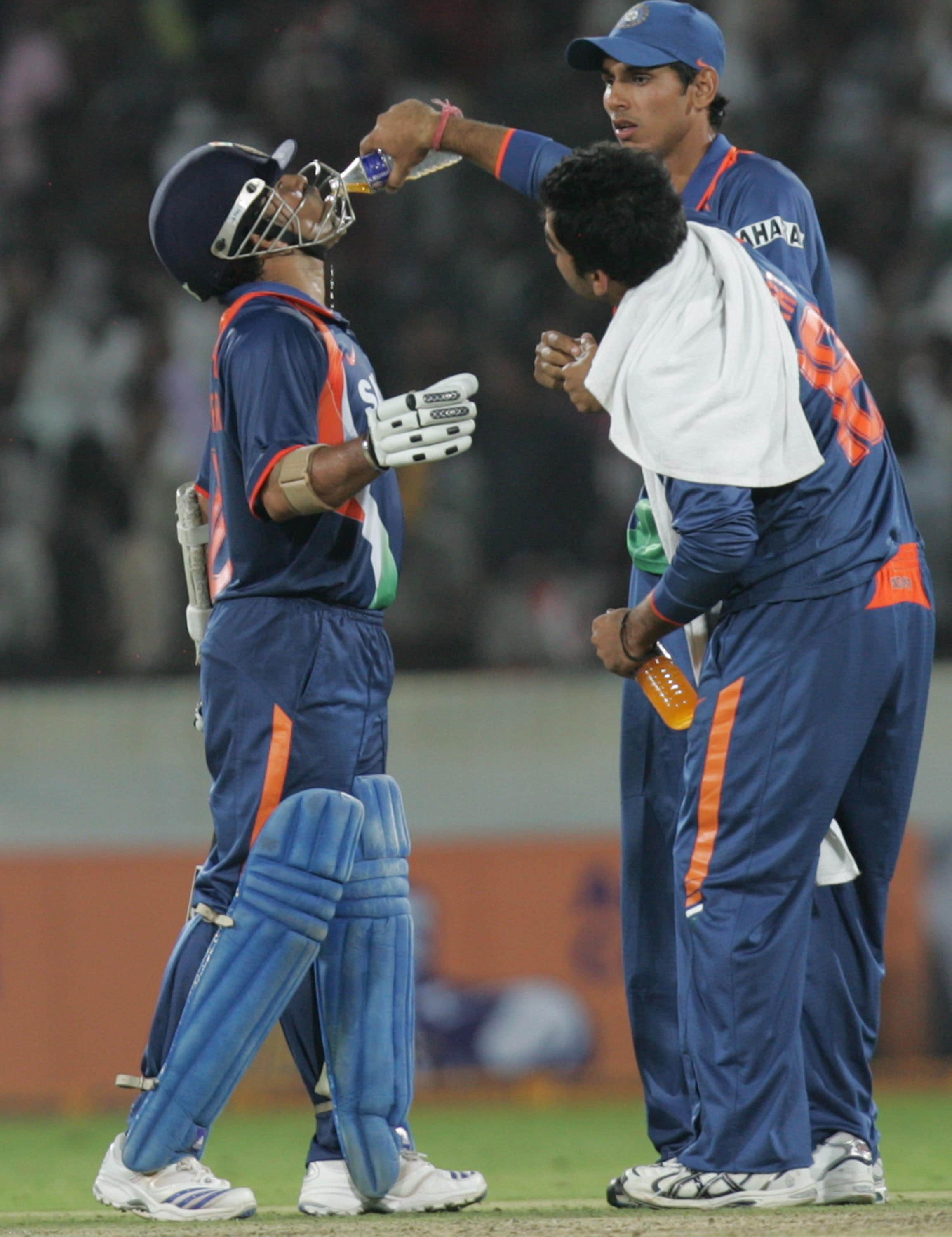 Virat and Sachin at Champions Trophy