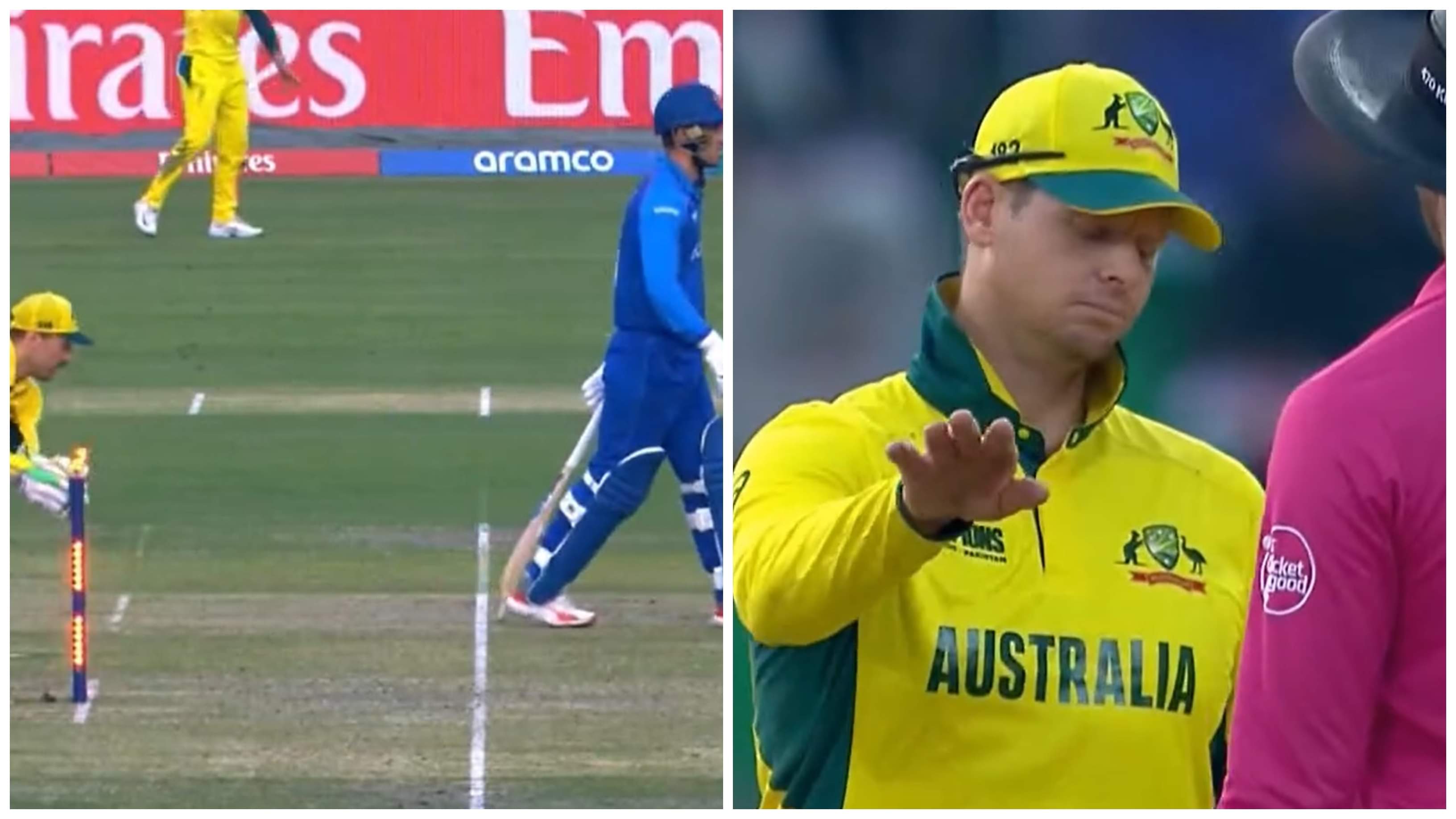 Steve Smith Withdraws Run-Out Appeal After Noor Ahmad's Brain Fade 