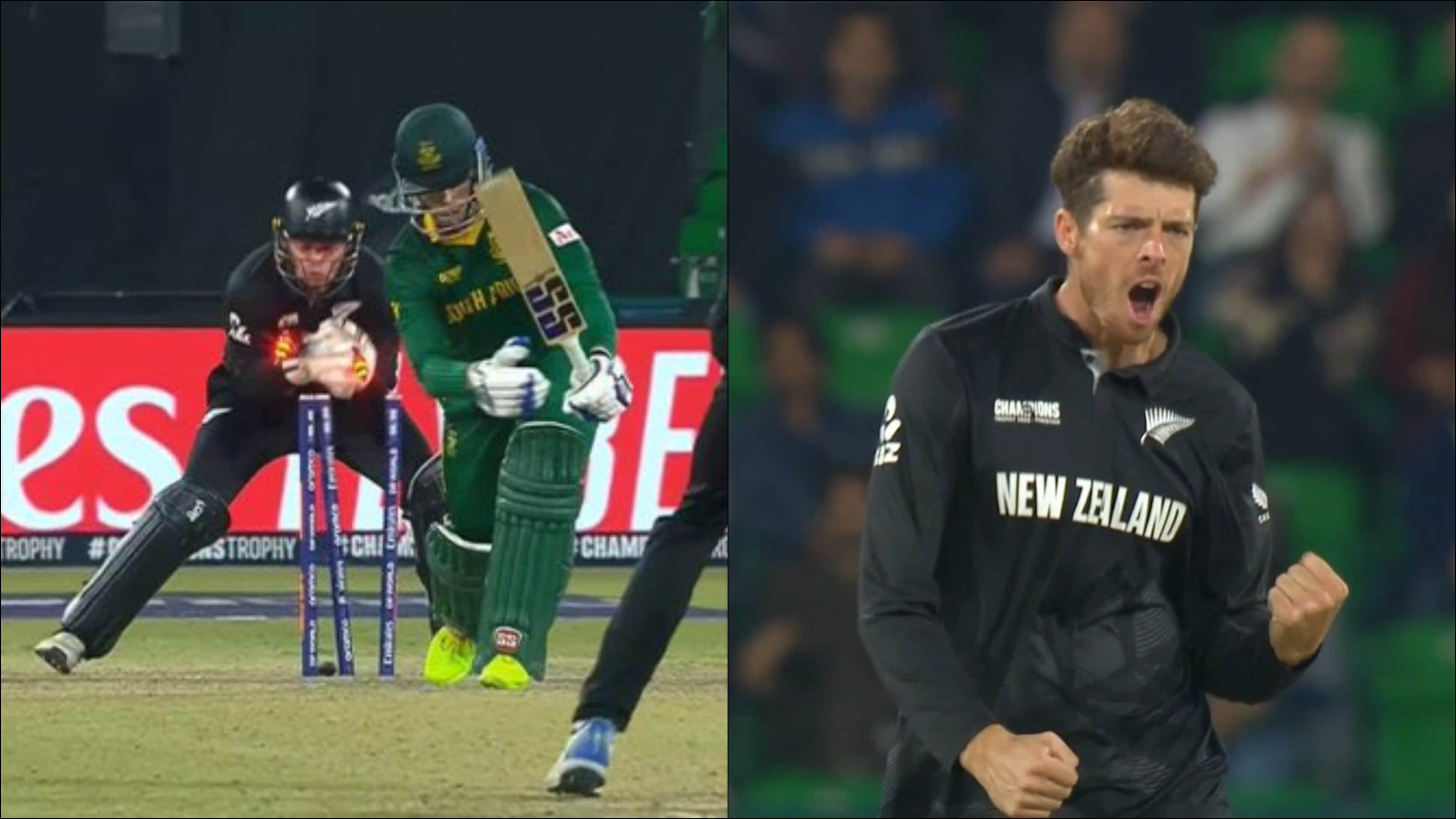 Mitchell Santner Outfoxes Rassie Van Der Dussen With ‘Ball Of Tournament’