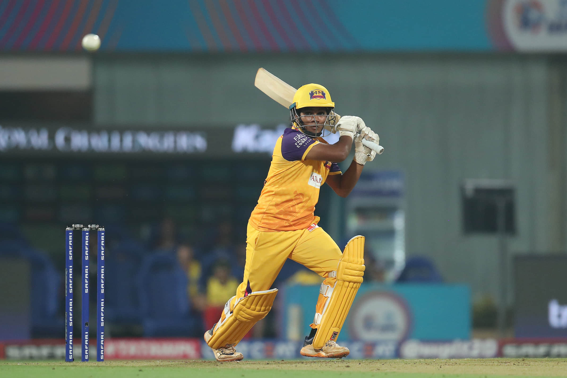 Simran Shaikh representing UP Warriorz in WPL 2023