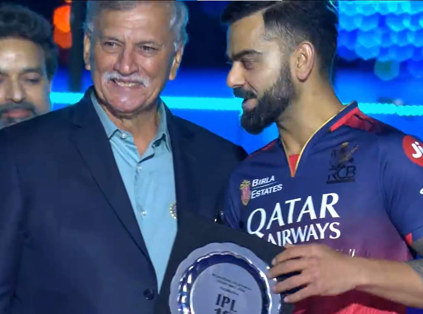 Virat Kohli Receives Special Felicitation At IPL 2025 Opening Ceremony