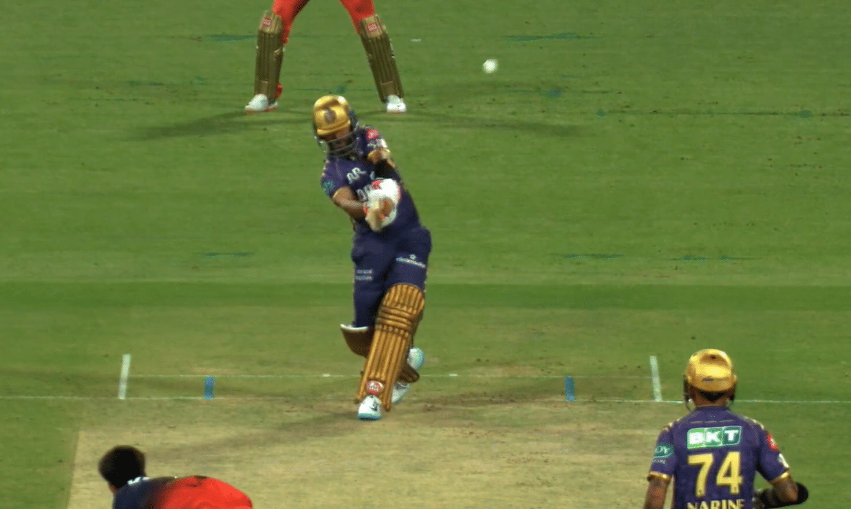 WATCH: Ajinkya Rahane Lights Up Eden Gardens With First Six of IPL 2025