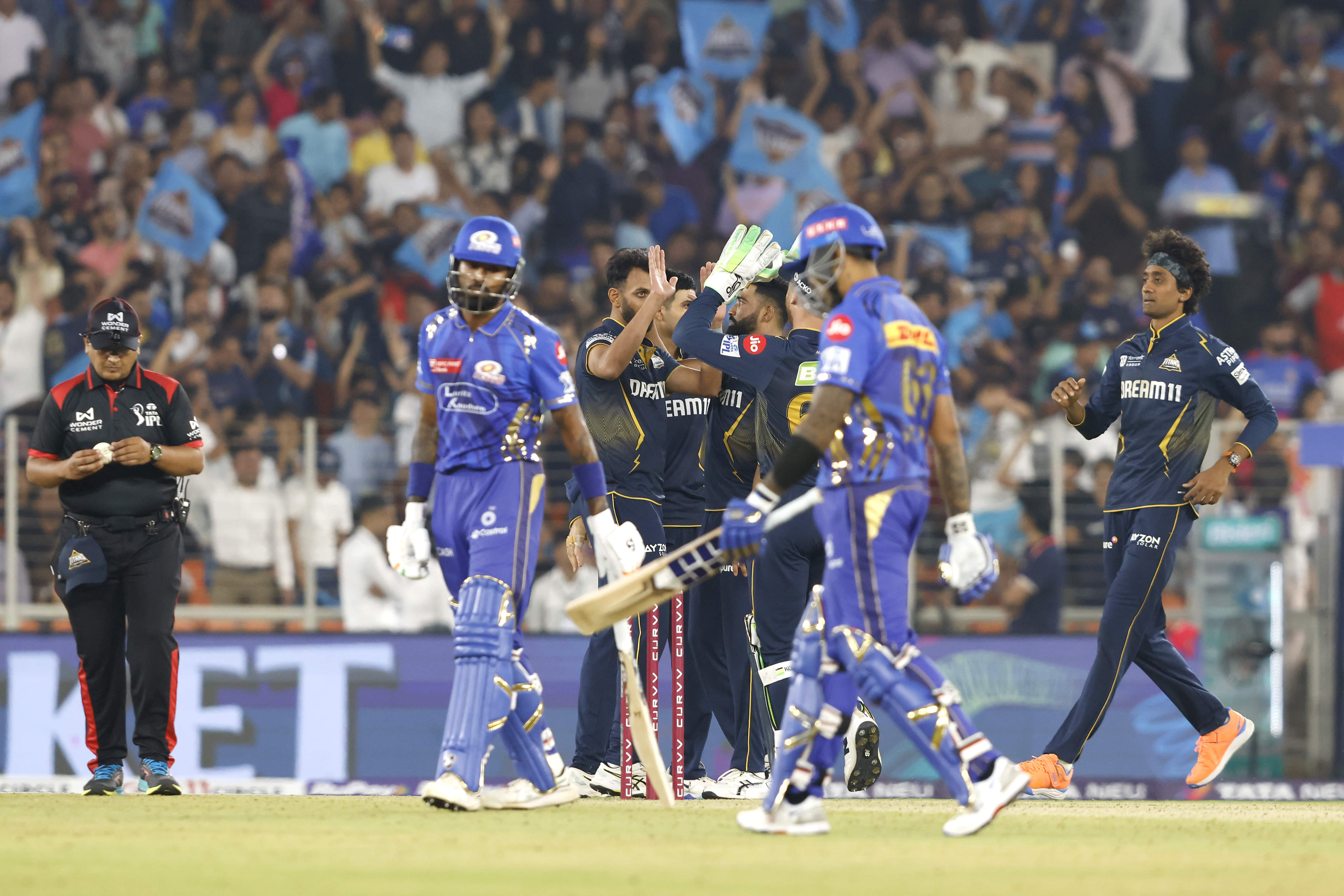 In Pics: Gujarat Titans Get Off The Mark With 36-Run Win Over Mumbai Indians