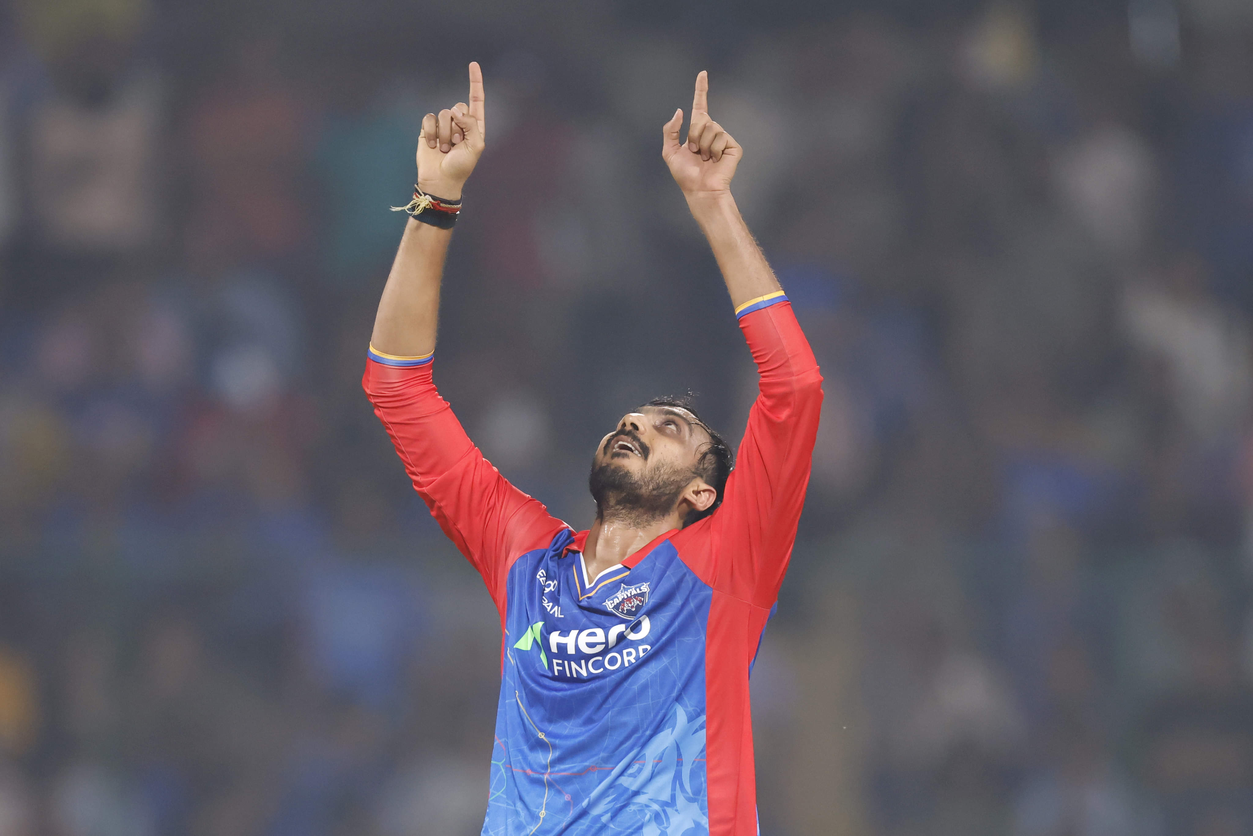 Axar Patel celebrates a wicket in Indian Premier League (IPL)