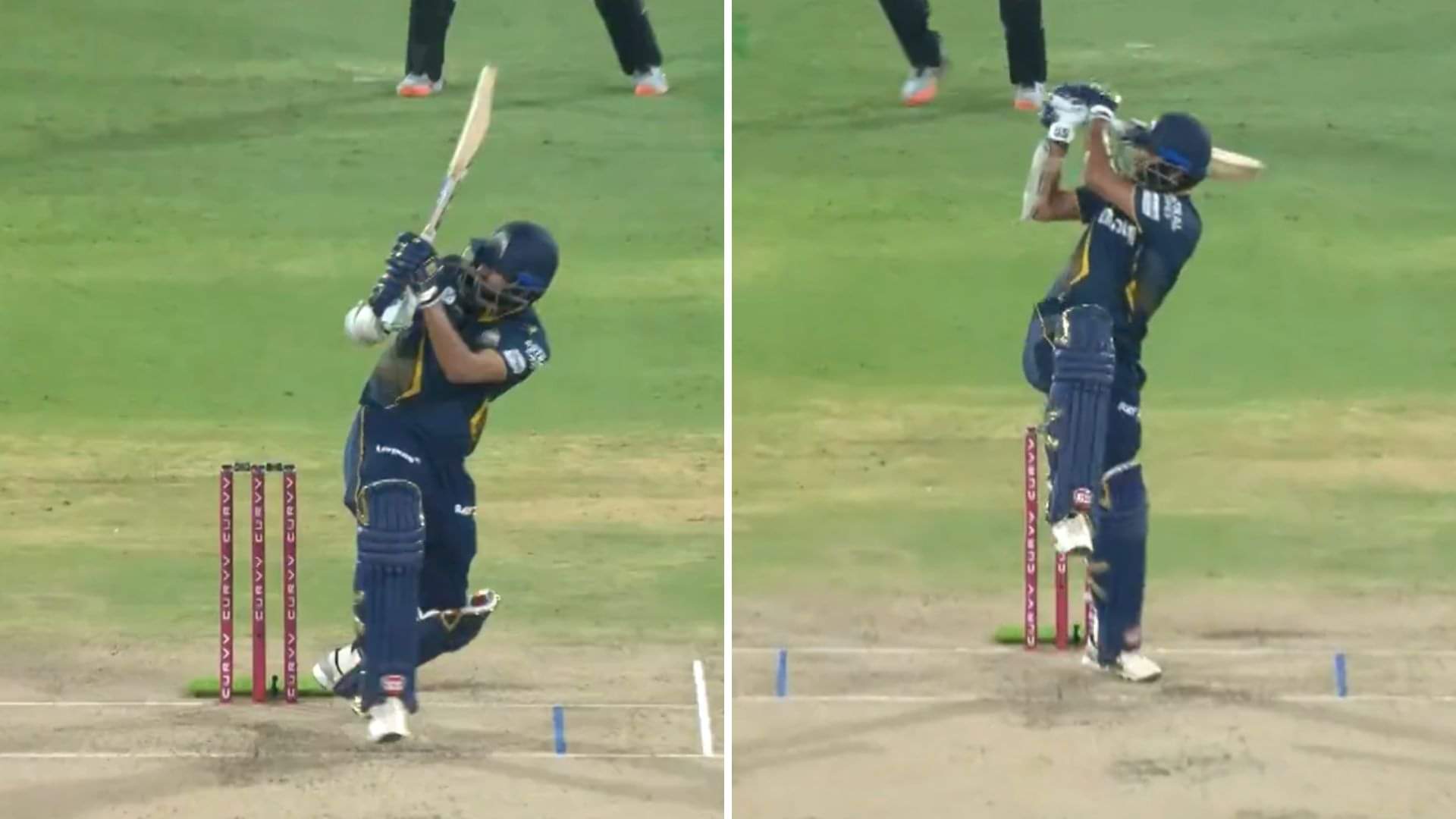 WATCH: Washington Sundar Smashes Simarjeet For Six With Sensational Scoop