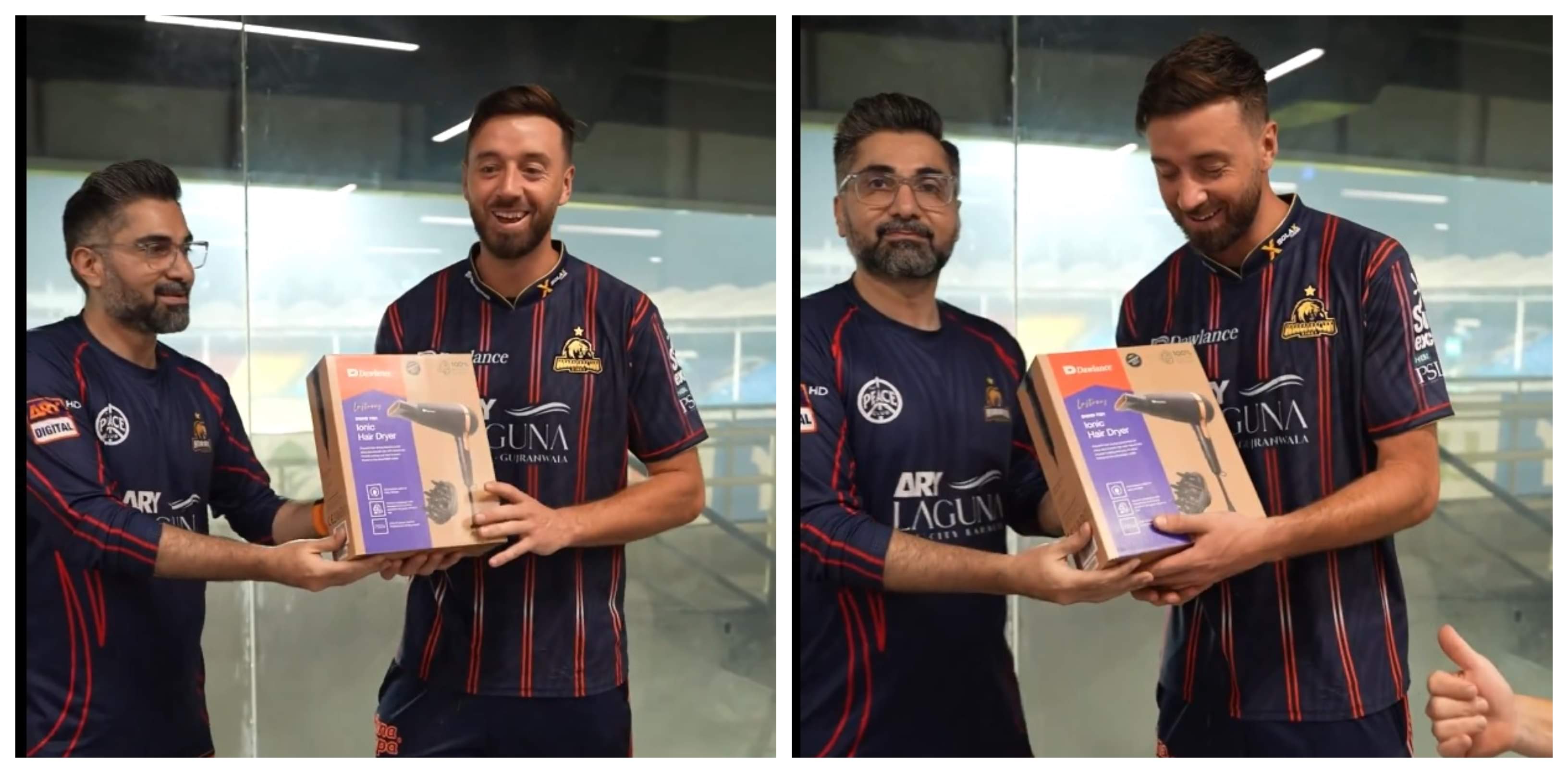 WATCH: James Vince Awarded With Hair Dryer In PSL After POTM Performance