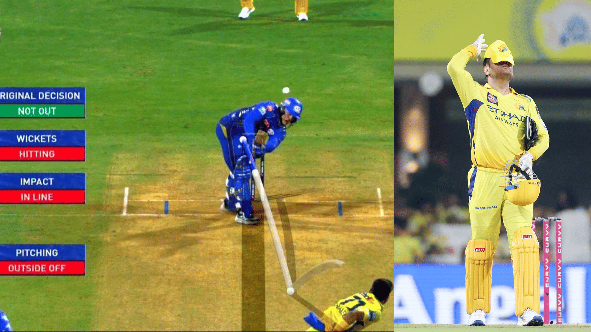 What Happened To Dhoni Review System? MSD Misses An Obvious Review