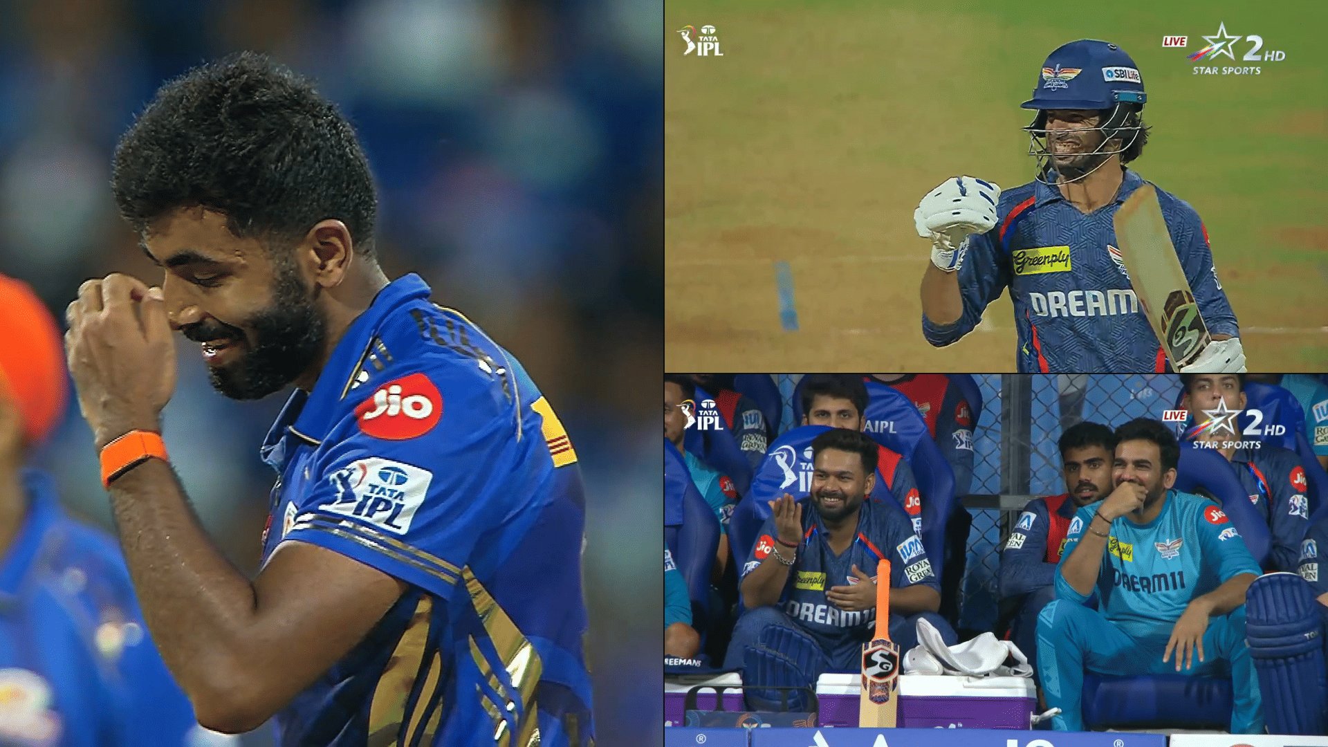 Ravi Bishnoi Hits Bumrah For Six; Celebrates Wildly In Front Of MI Pacer