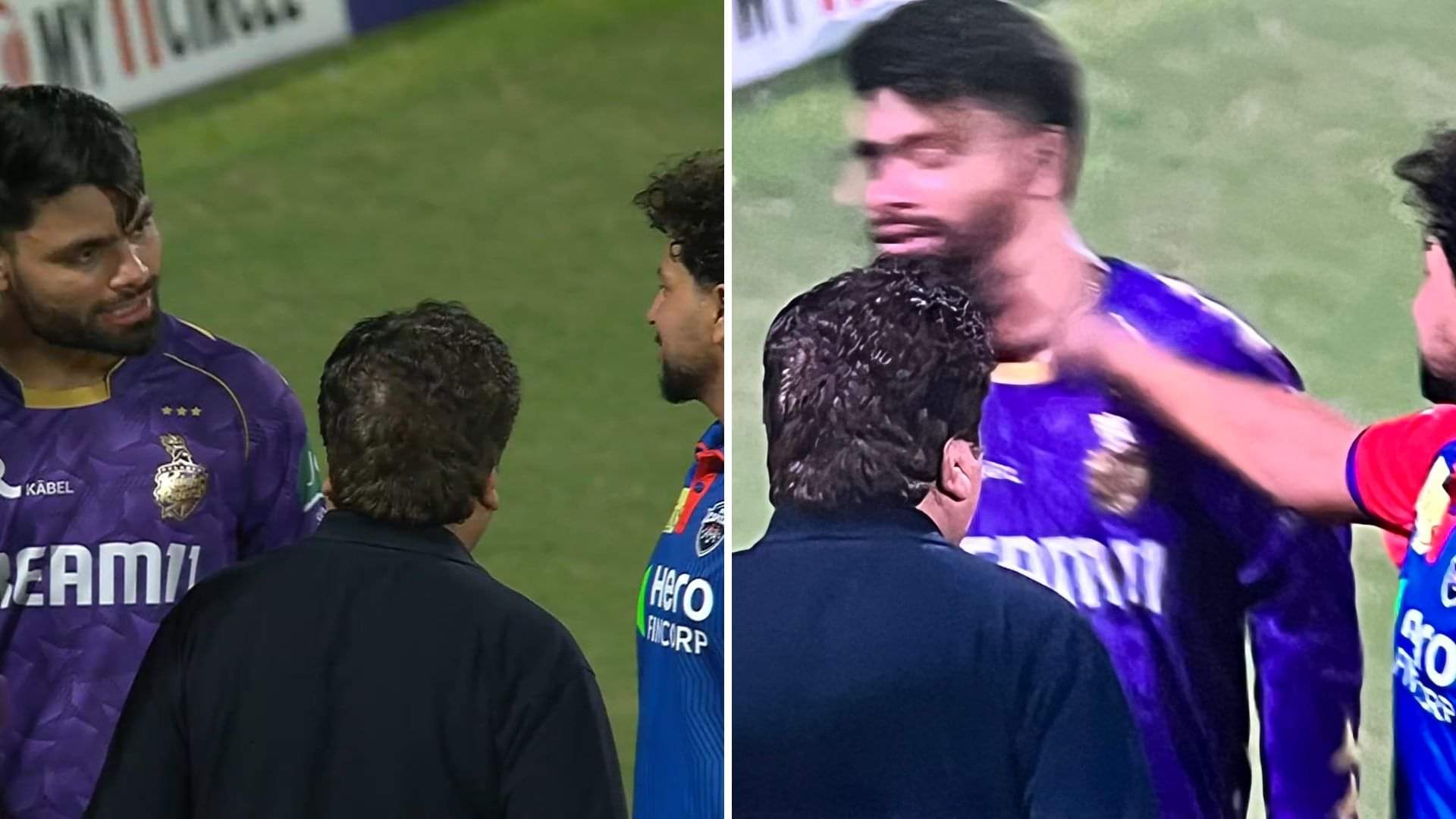 WATCH: Rinku Singh Left Shell-Shocked As Kuldeep Yadav Slaps Him Not Once But Twice