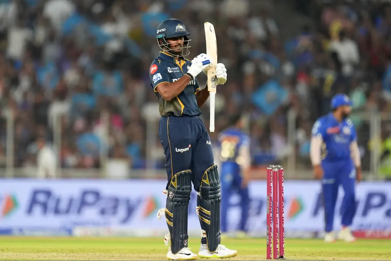 Sai Sudharsan playing for Gujarat Titans this year