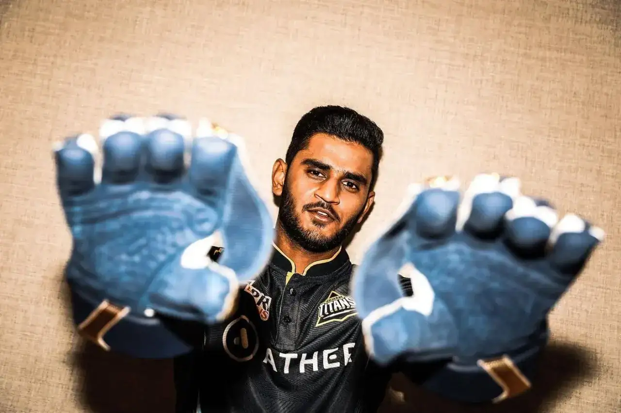 Urvil Patel representing Gujarat Titans in IPL 2023