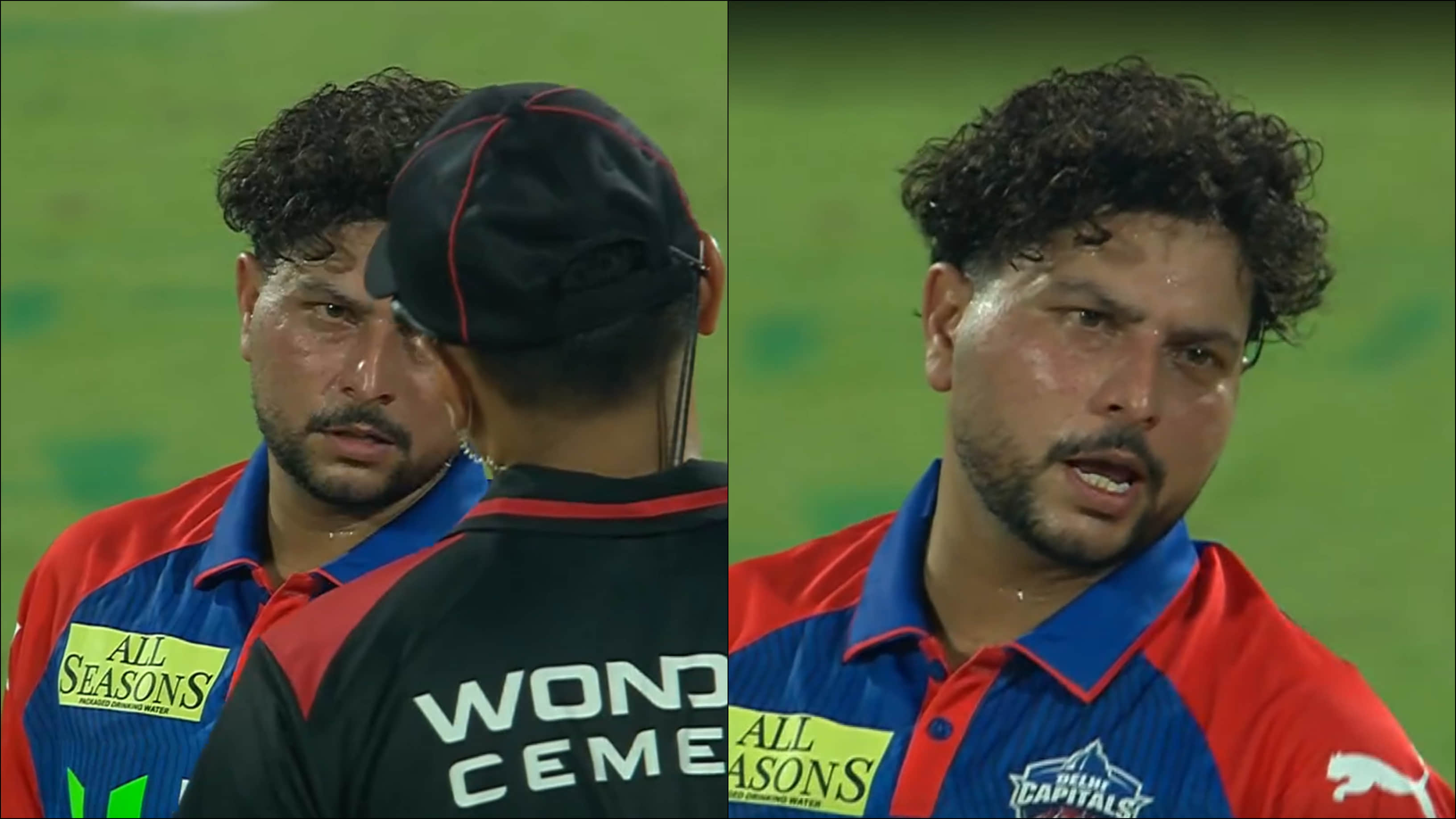Kuldeep Yadav Gives Umpire Death Stare After Being Denied Wicket