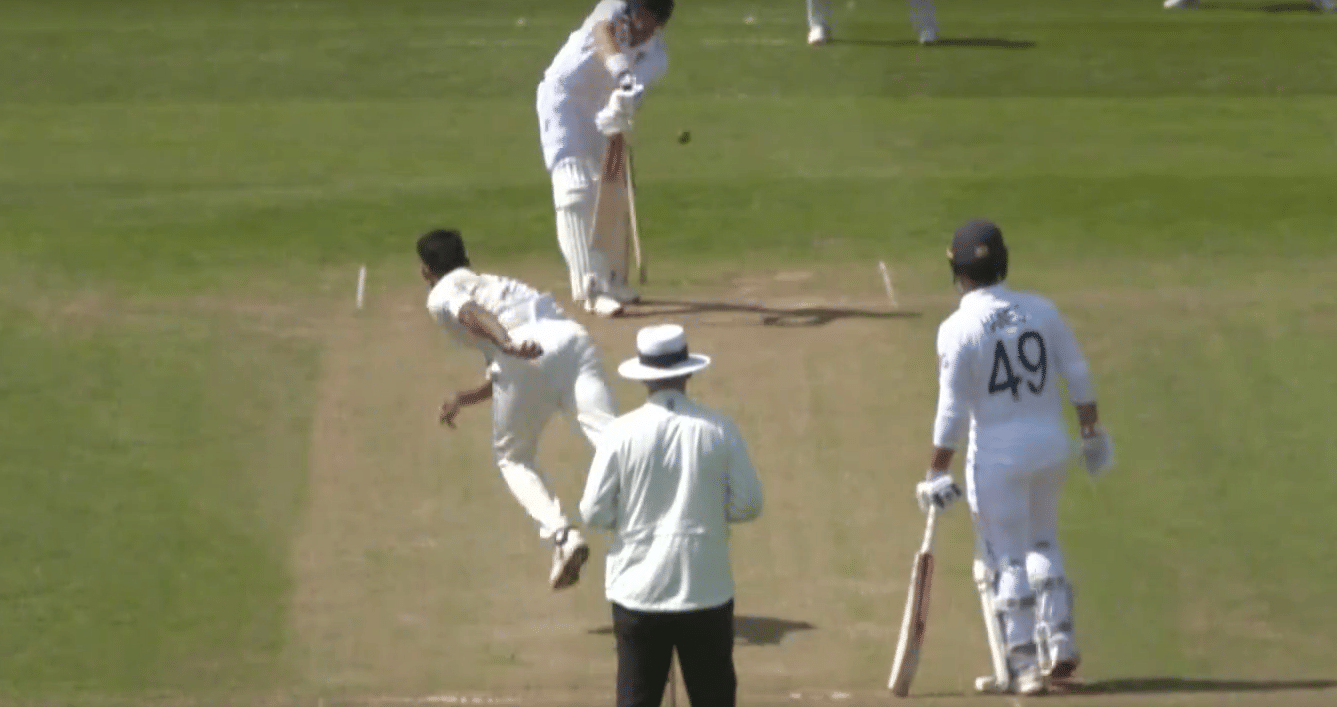 Anshul Kamboj struck early on to remove England Lions opener Ben McKinney