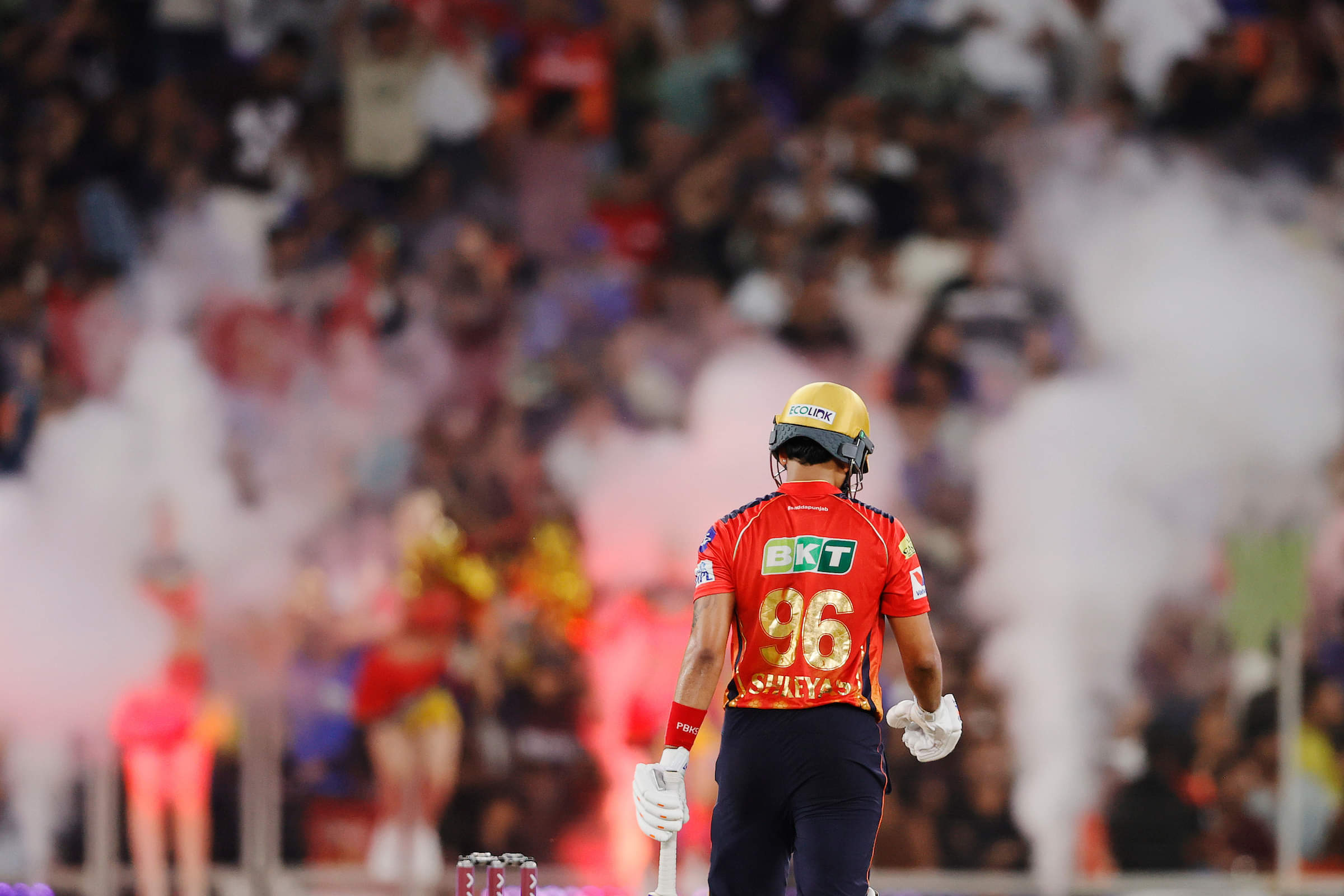 Shreyas Iyer during the clash against Mumbai Indians on June 1 (Sunday)