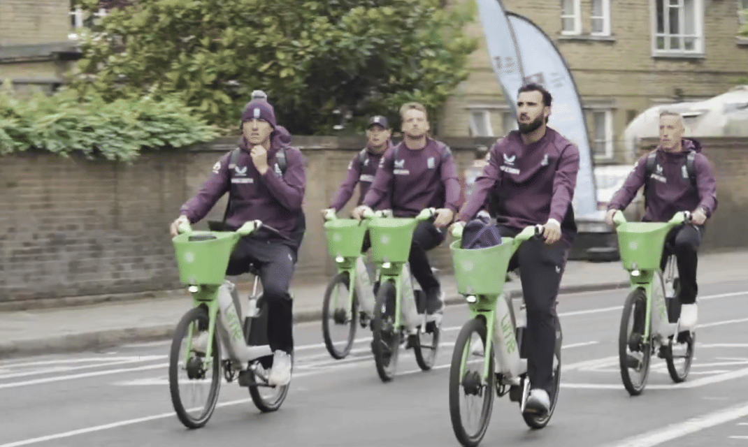 WATCH: England Players Arrive Via Bikes To Beat Traffic; WI Team Bus Gets Stuck