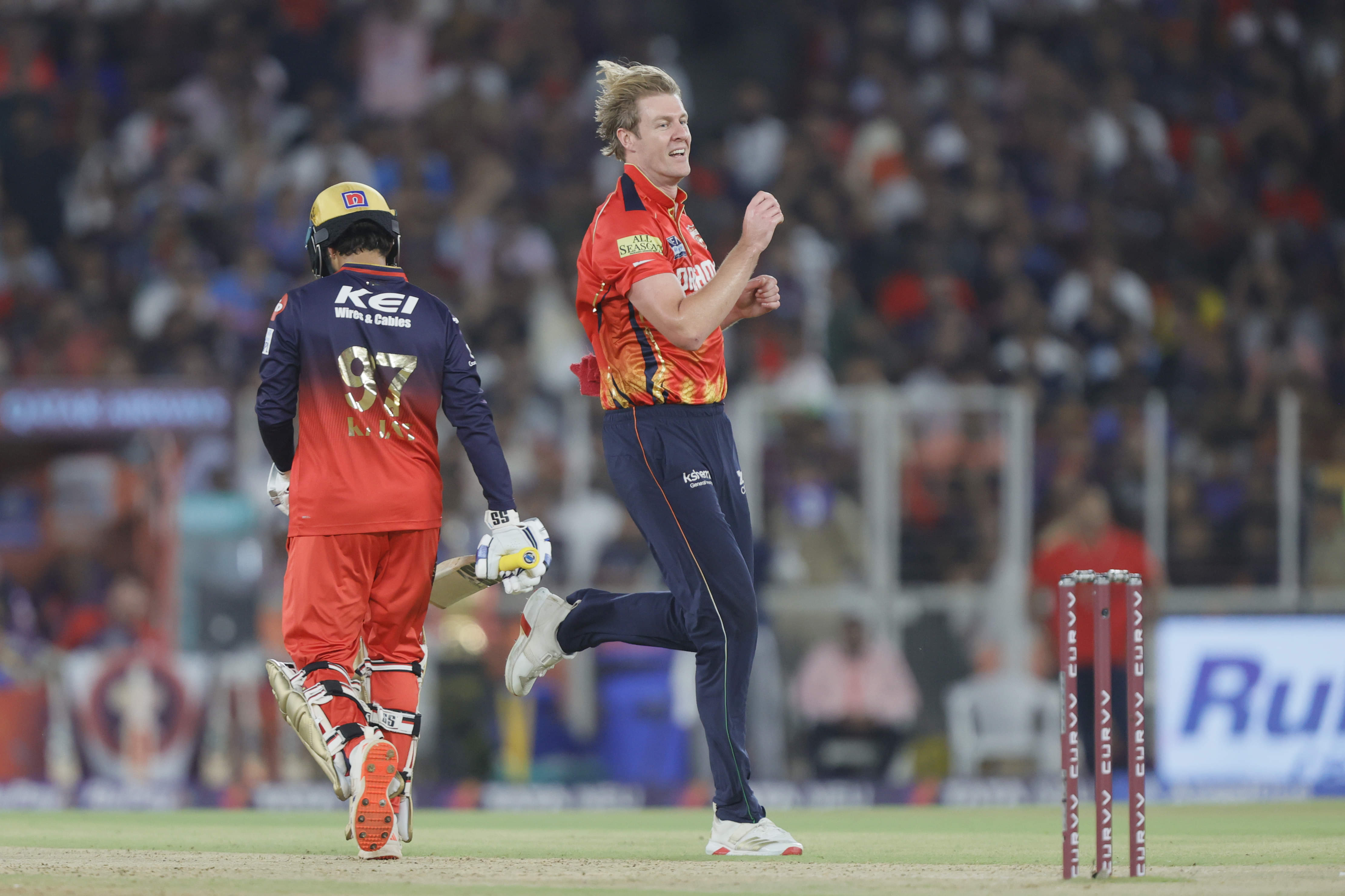 WATCH: Four Slower Deliveries, Then A Yorker - Kyle Jamieson Outsmarts Rajat Patidar