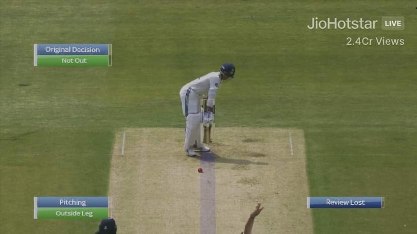 Yashasvi Jaiswal survives LBW call