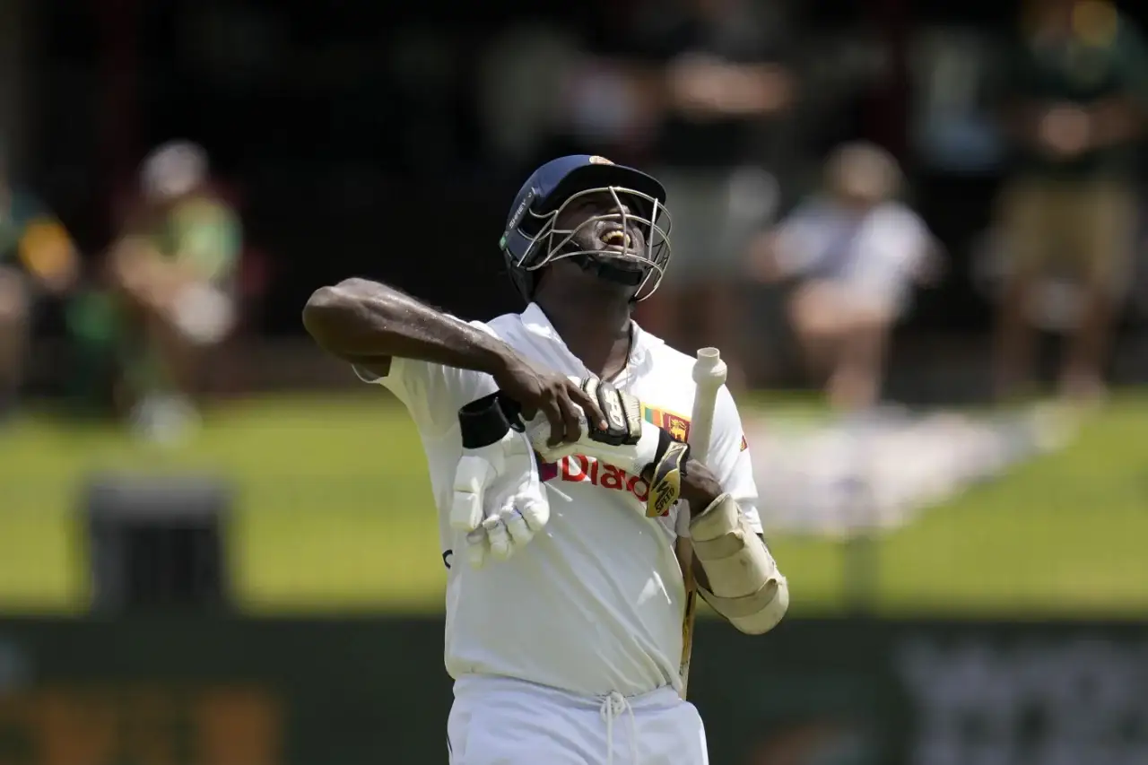 ANGELO MATHEWS: टेस्ट करियर की आखिरी पारी में दहाई का आंकड़ा भी नहीं छू सके श्रीलंकाई दिग्गज