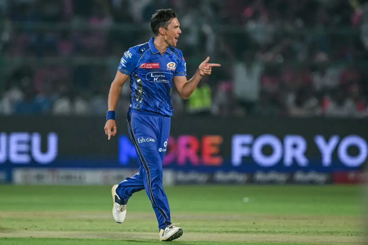 Trent Boult with Mumbai INdians