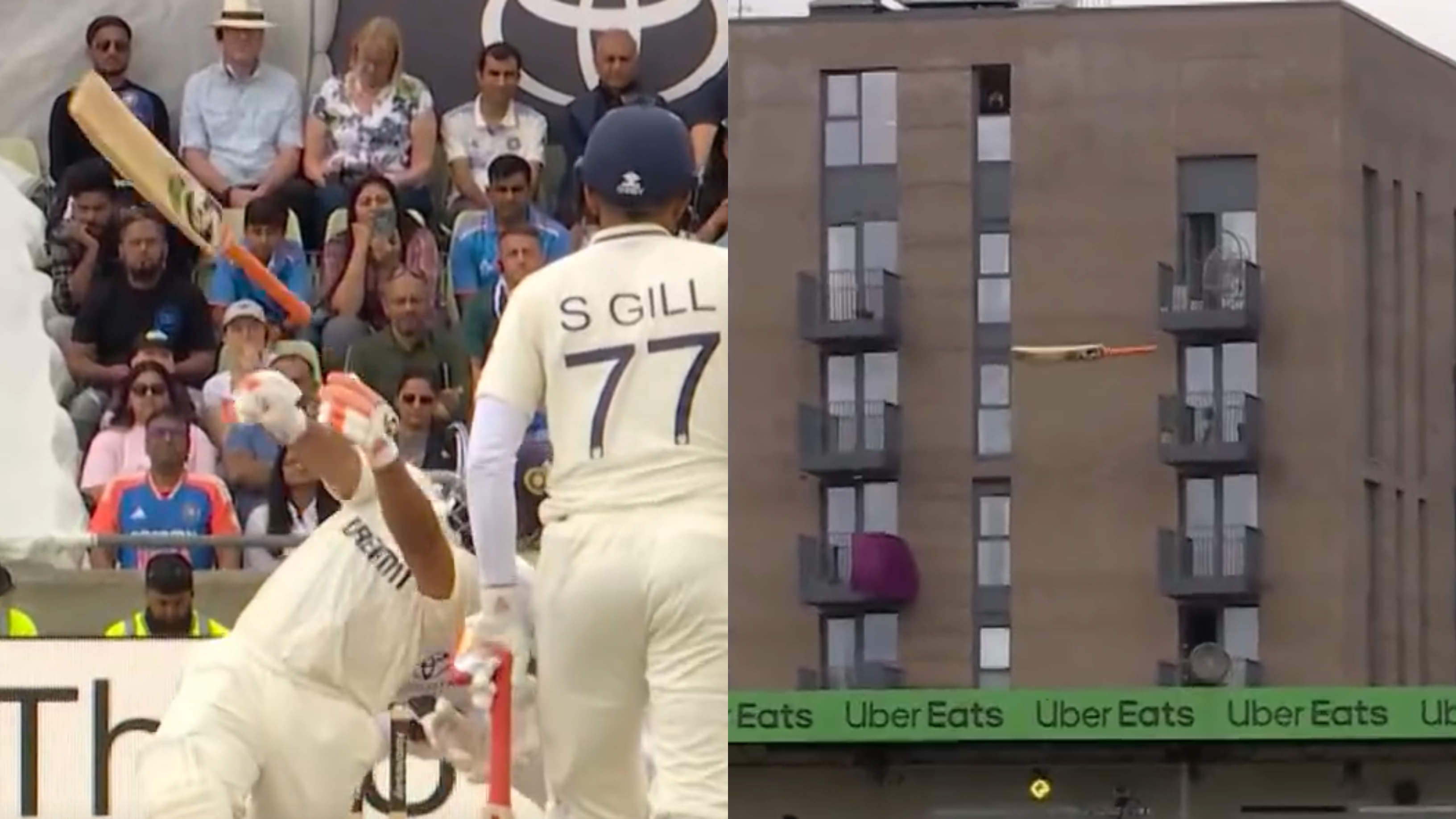 WATCH: Bat Flies To Square Leg, Ball Gets Caught At Long-Off, Pant's Event-Filled Wicket