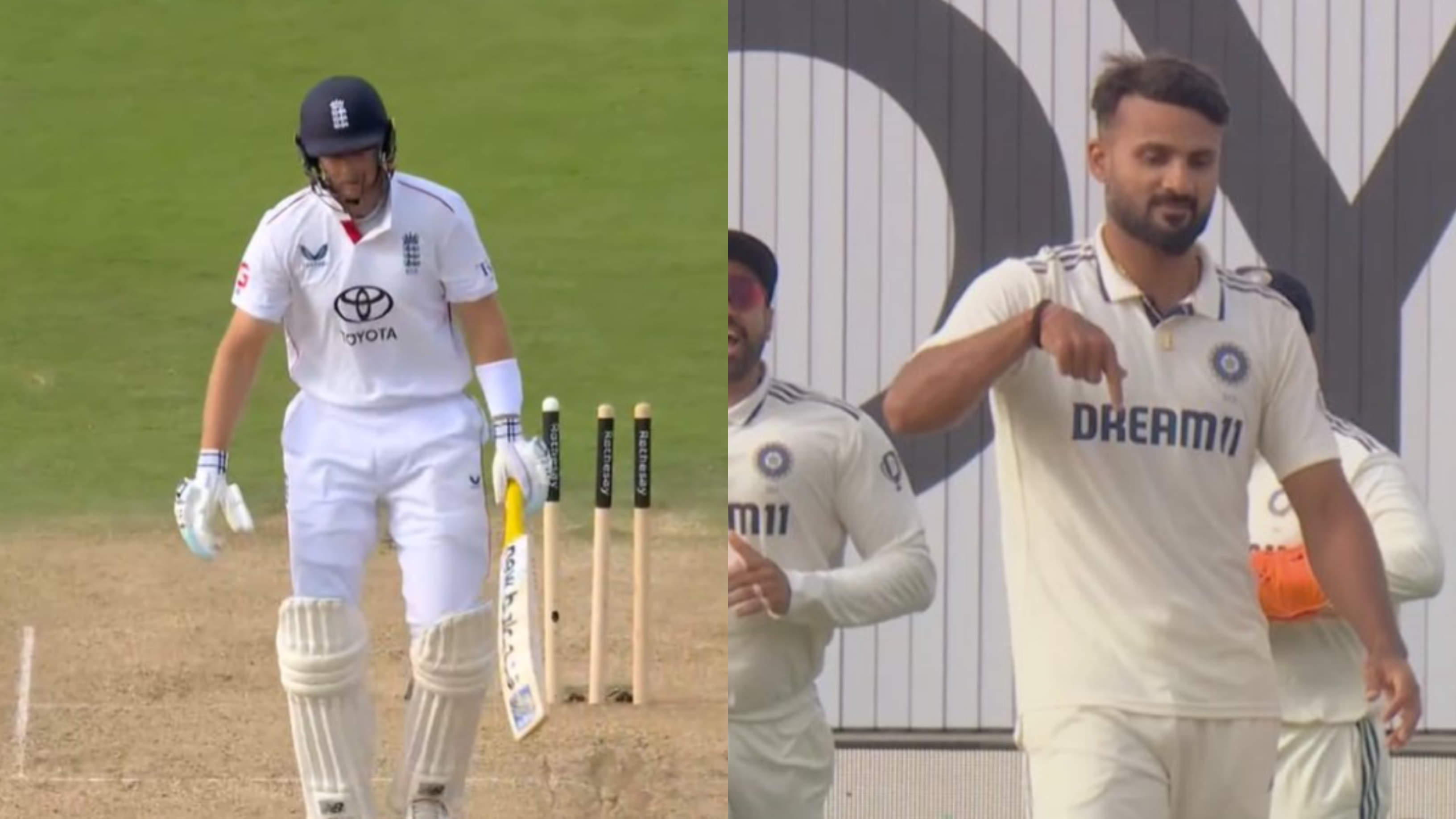 WATCH: Joe Root Left In ‘Disbelief’ After Akash Deep’s Ripper Dismisses Him