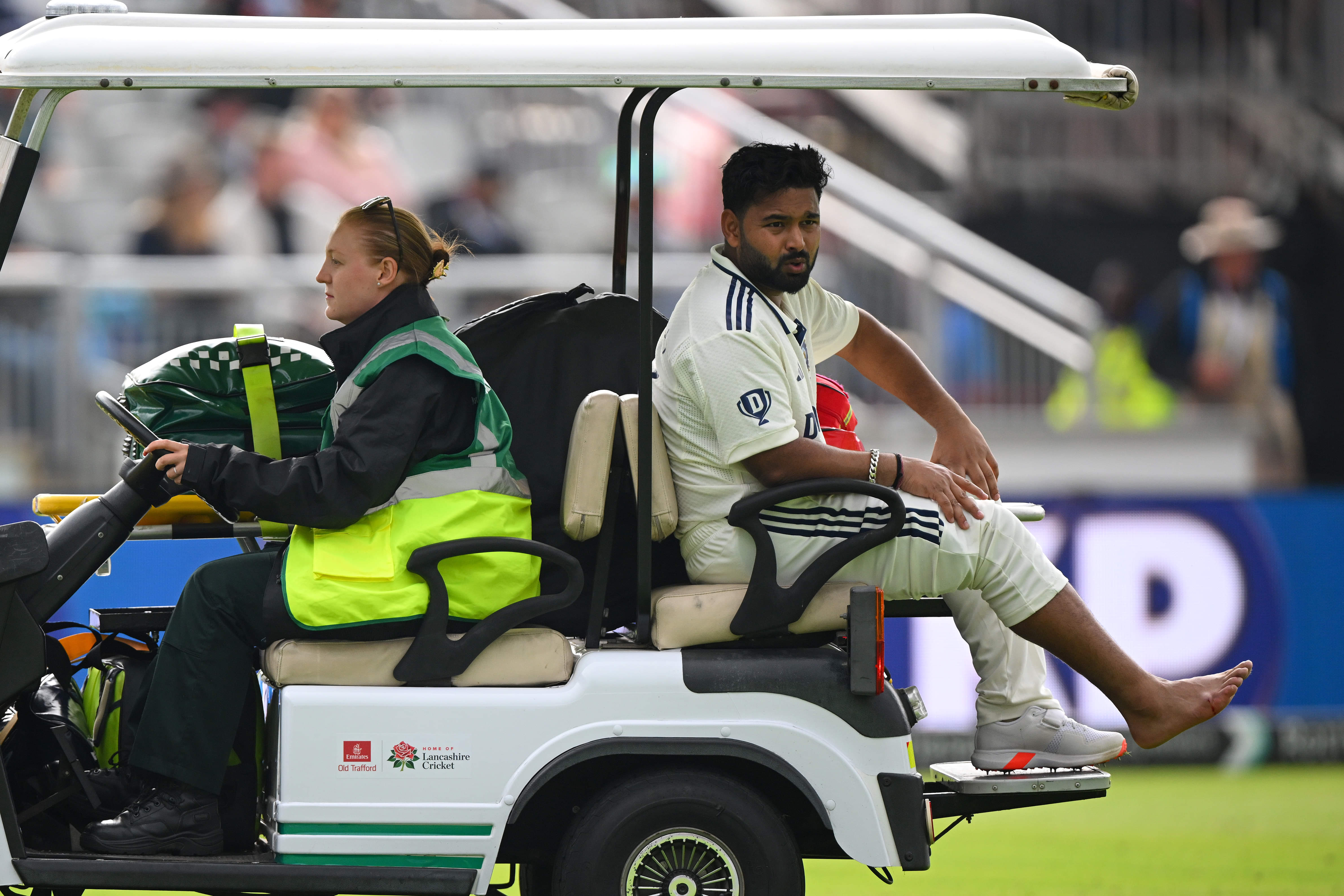 Rishabh Pant Retires Hurt On 37 After Bloody Foot Injury In Manchester