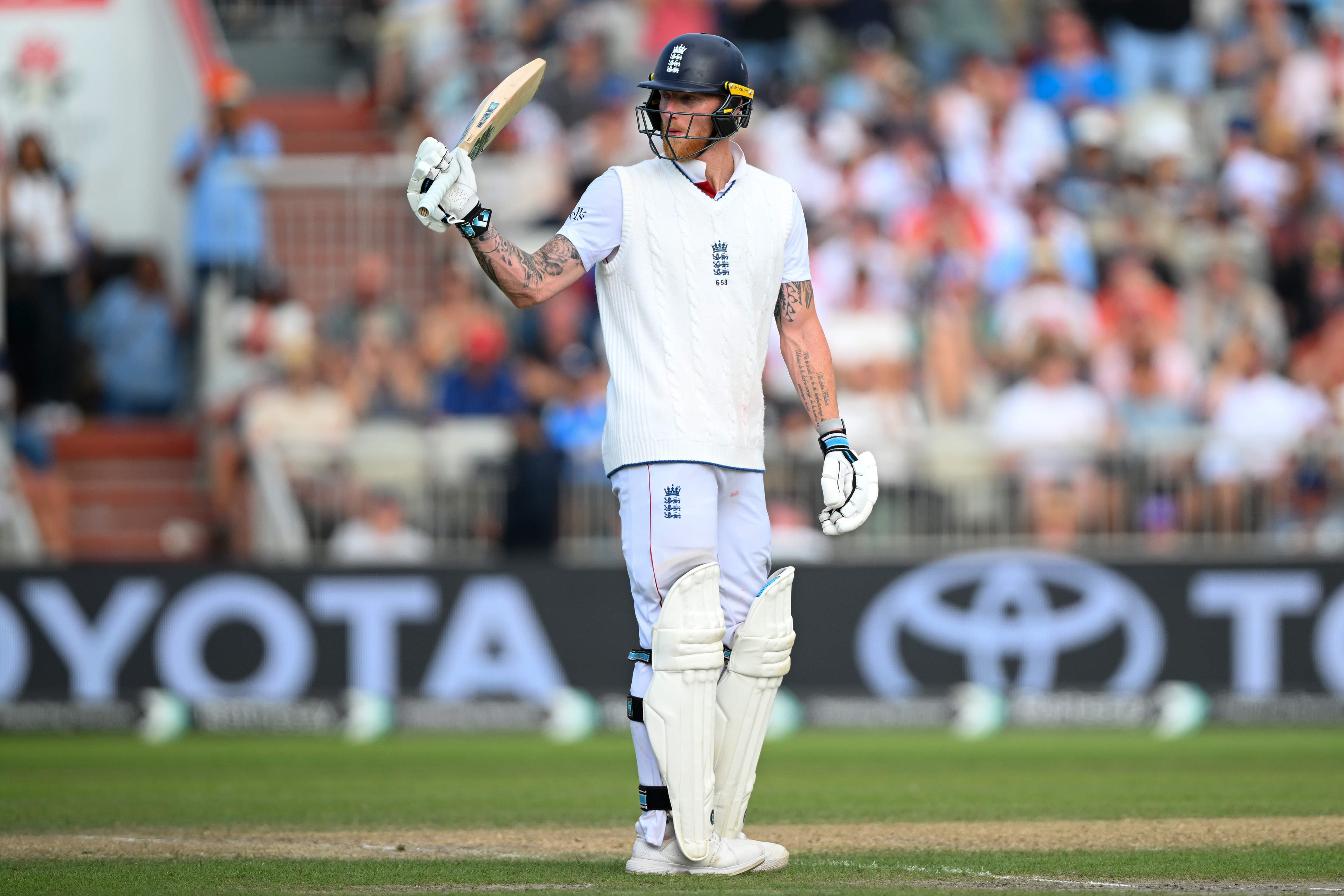 Ben Stokes Retires Hurt After Creating Rare Record In Manchester