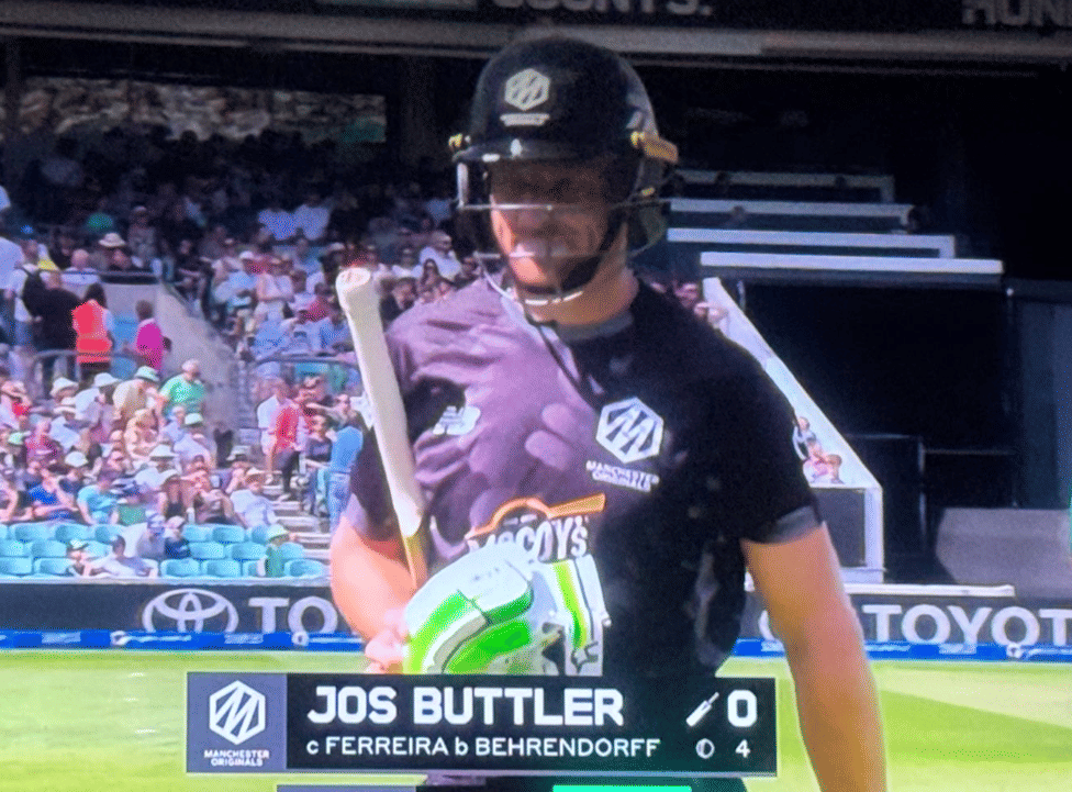 Gujarat Titans’ Star Jos Buttler Endures Rough Outing On Emotional Night In The Hundred