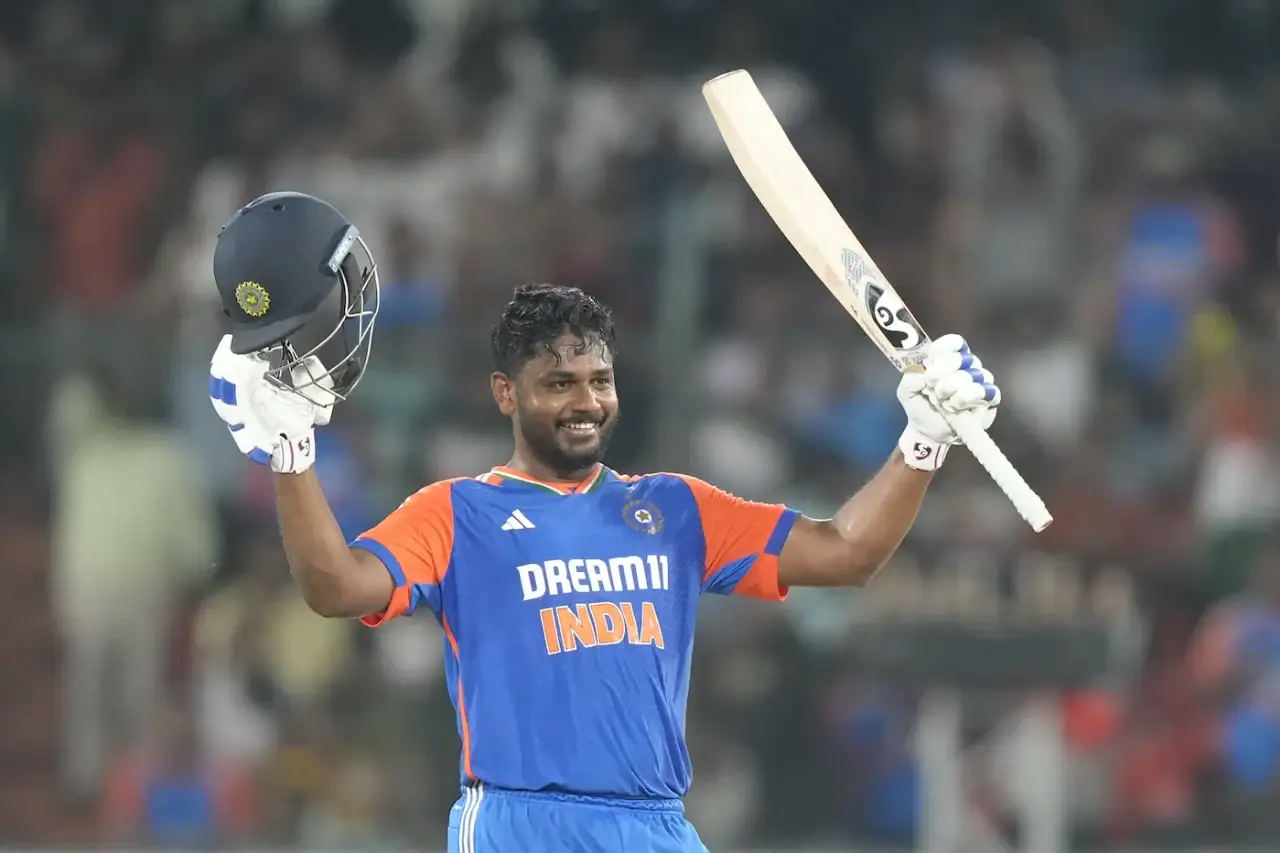 Samson scored three hundreds for India during that phase in his career