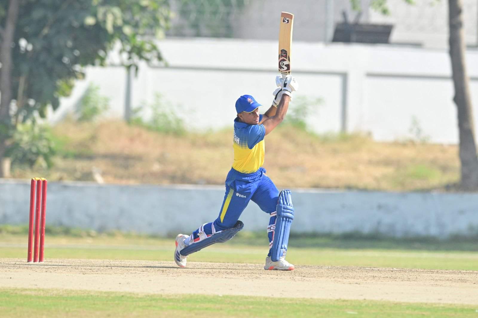 Aneesh before the Maharaja T20 trophy