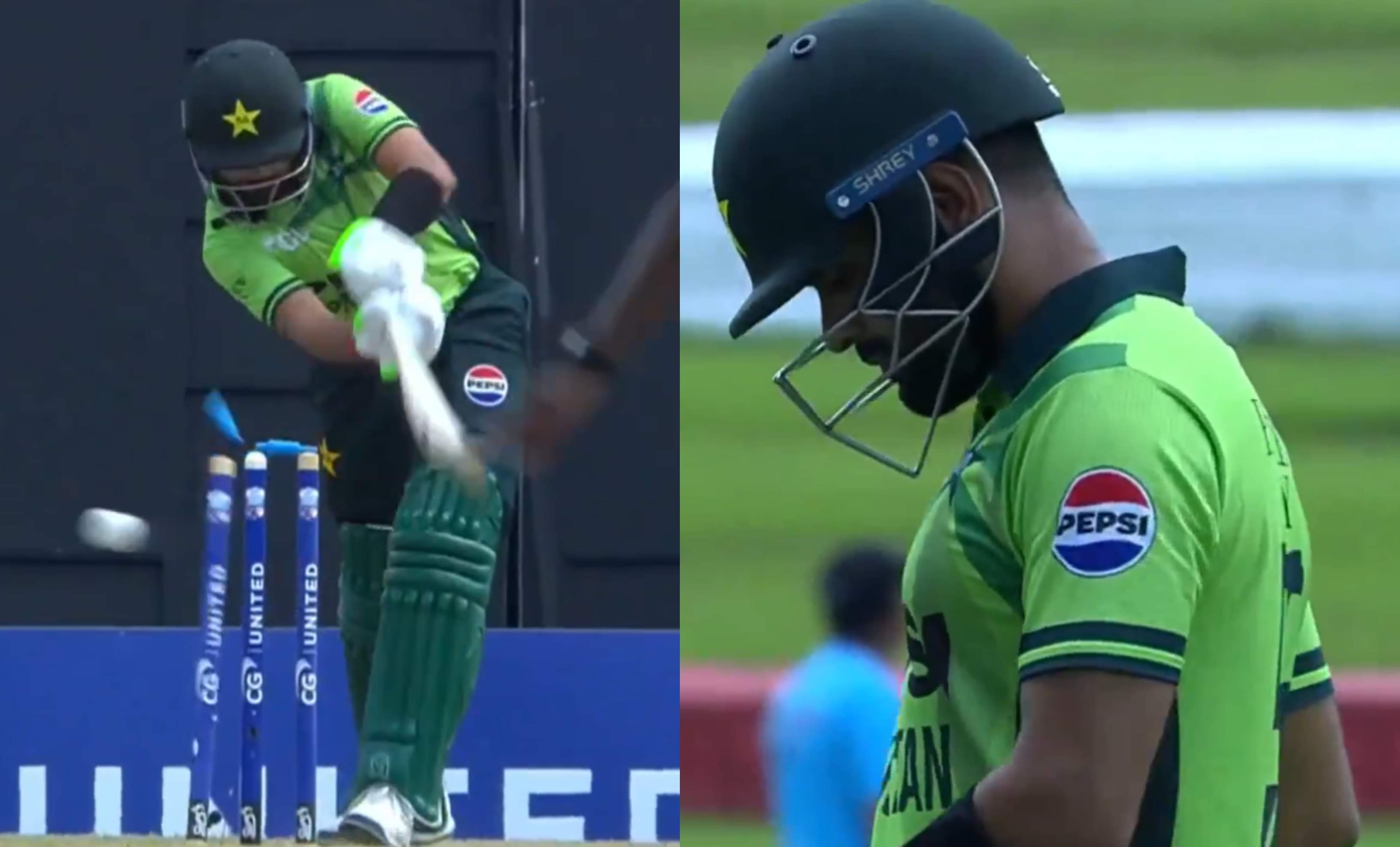 WATCH: Babar Azam’s Downfall Continues As Seales Uproots His Stumps