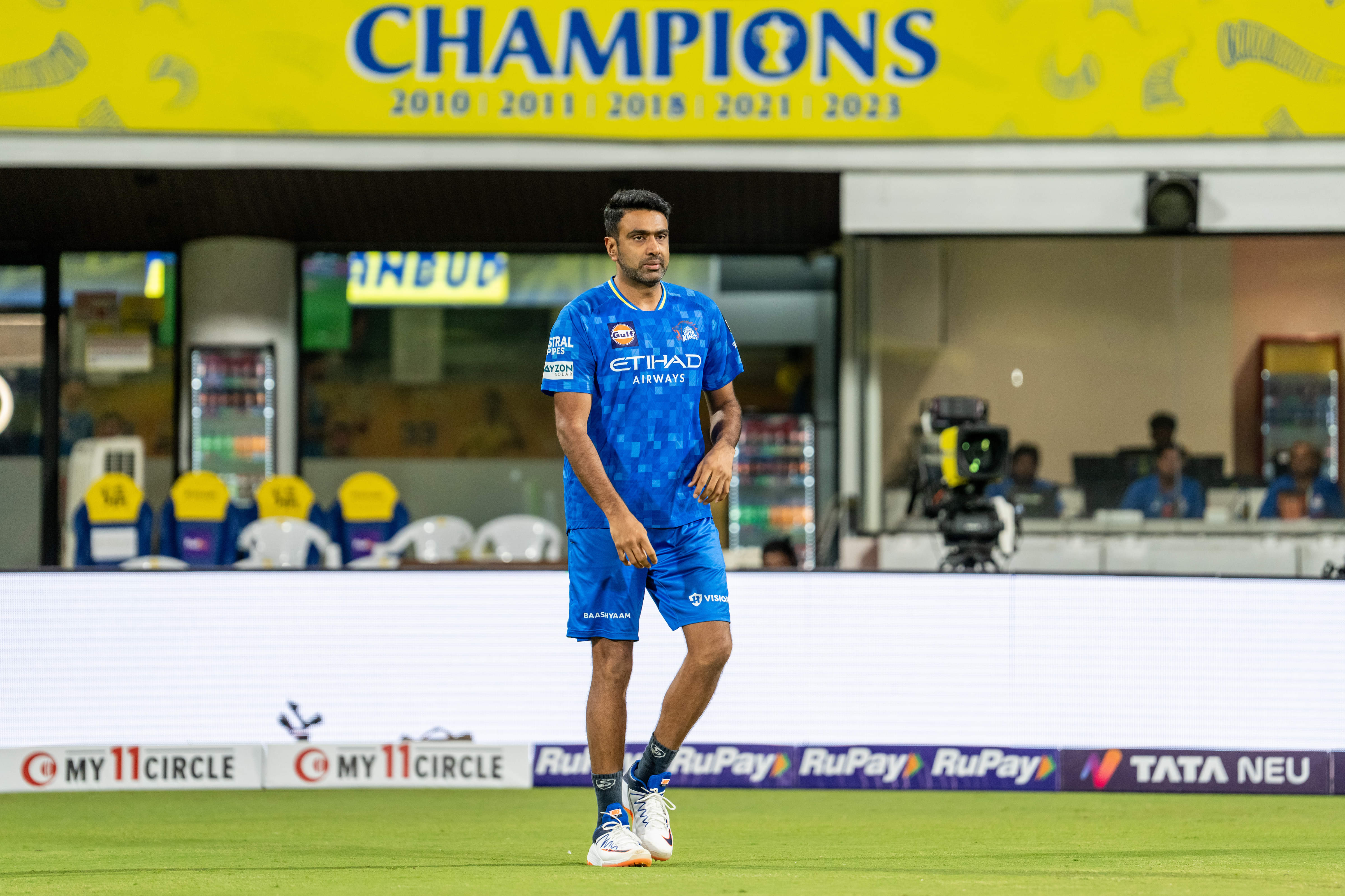 Ravichandran Ashwin with CSK in IPL 2025