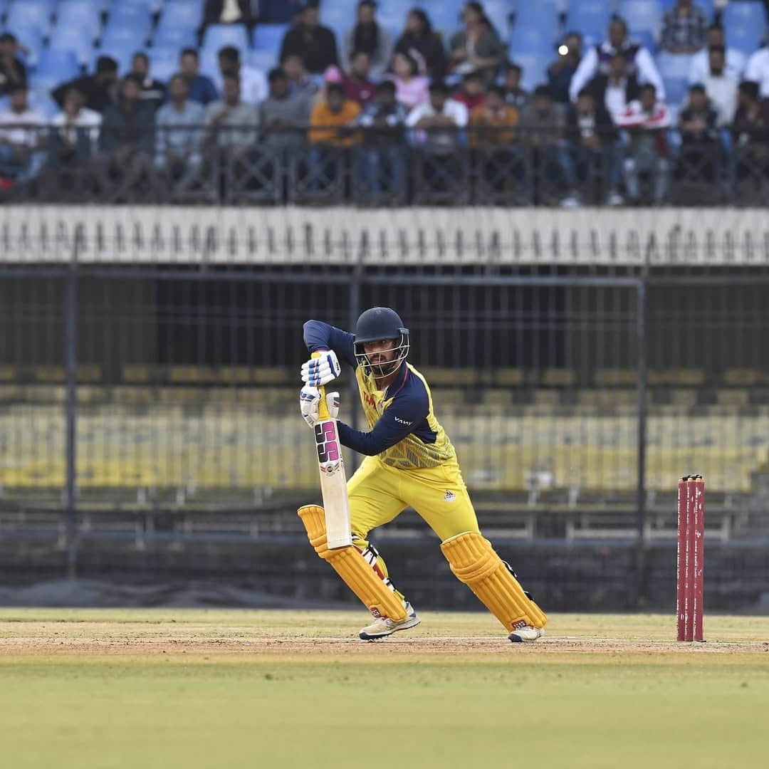Tushar Raheja playing for Tamil Nadu