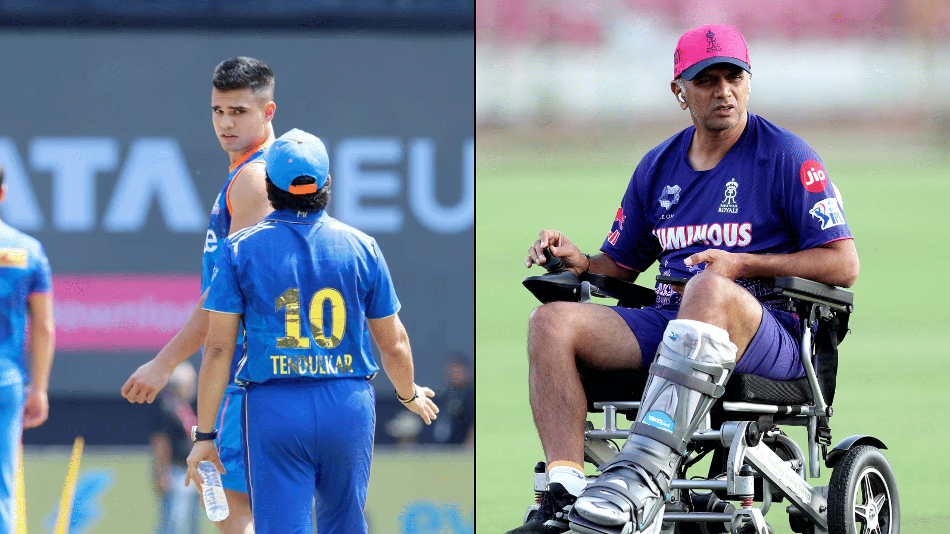 Arjun Tendulkar Steals The Spotlight Against Rahul Dravid’s Son
