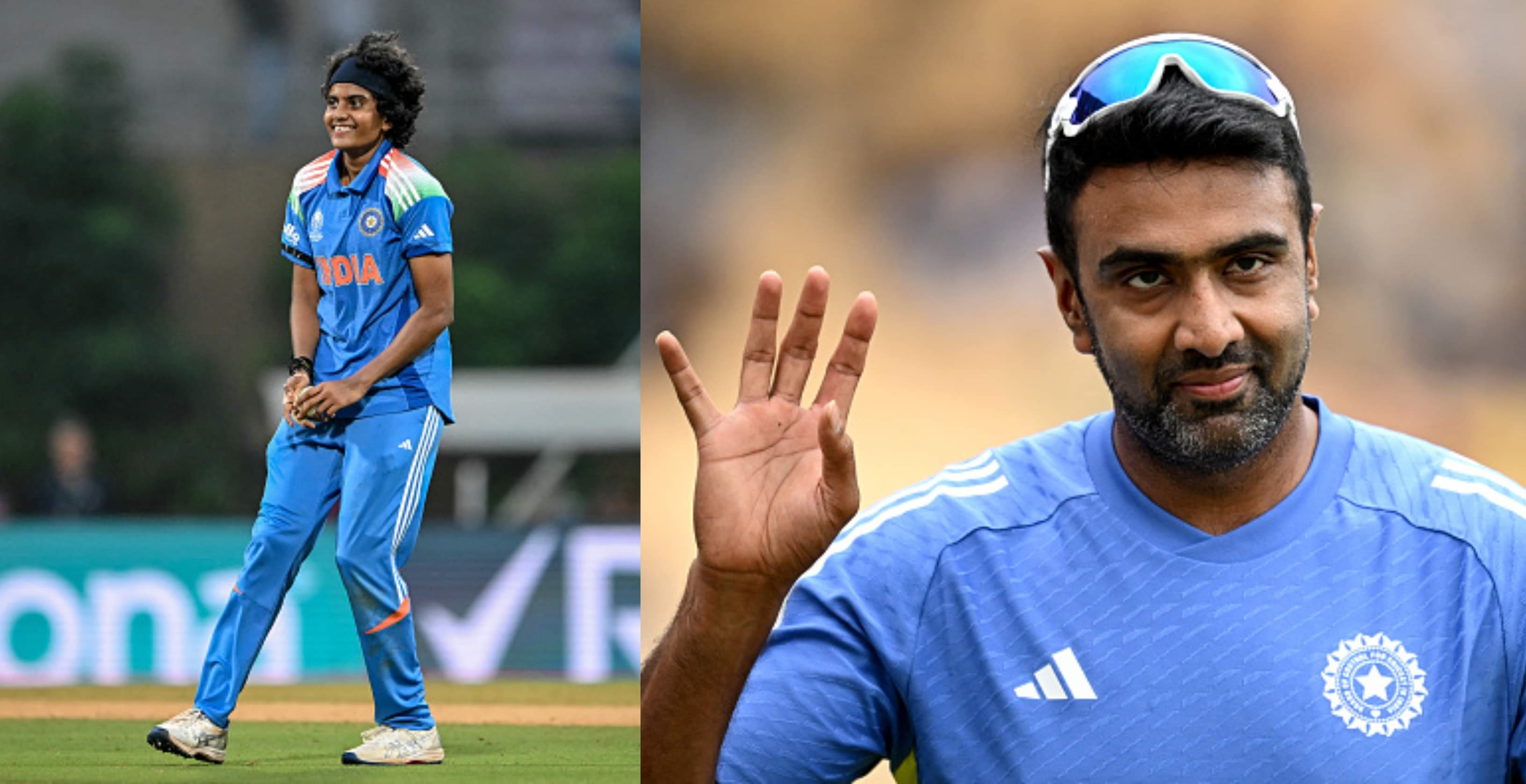 Ashwin Showers Huge Praise On Charani, Calls Her The Biggest Reason Behind World Cup Win