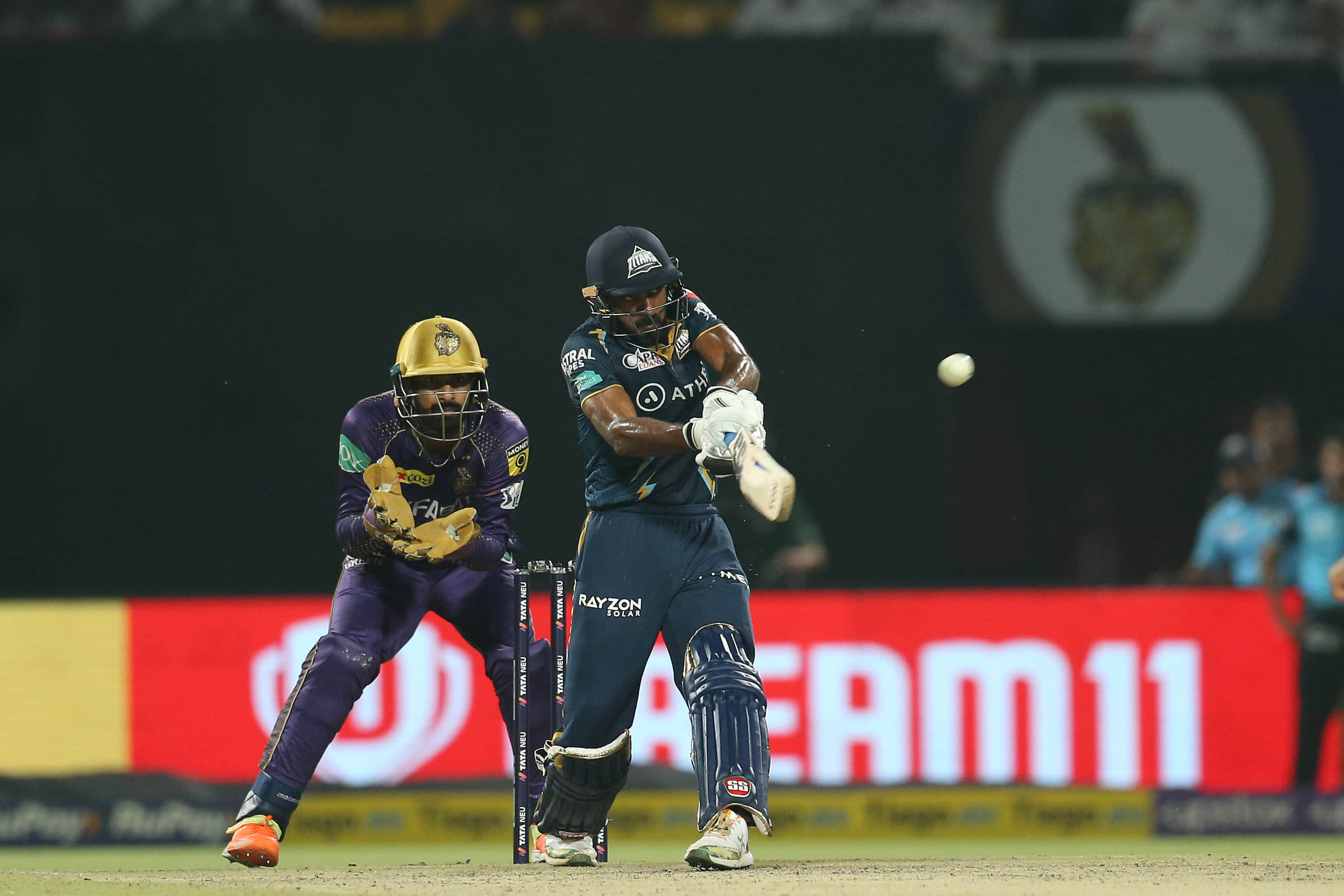Rampant Vijay Shankar brutalizes KKR to take GT to top spot