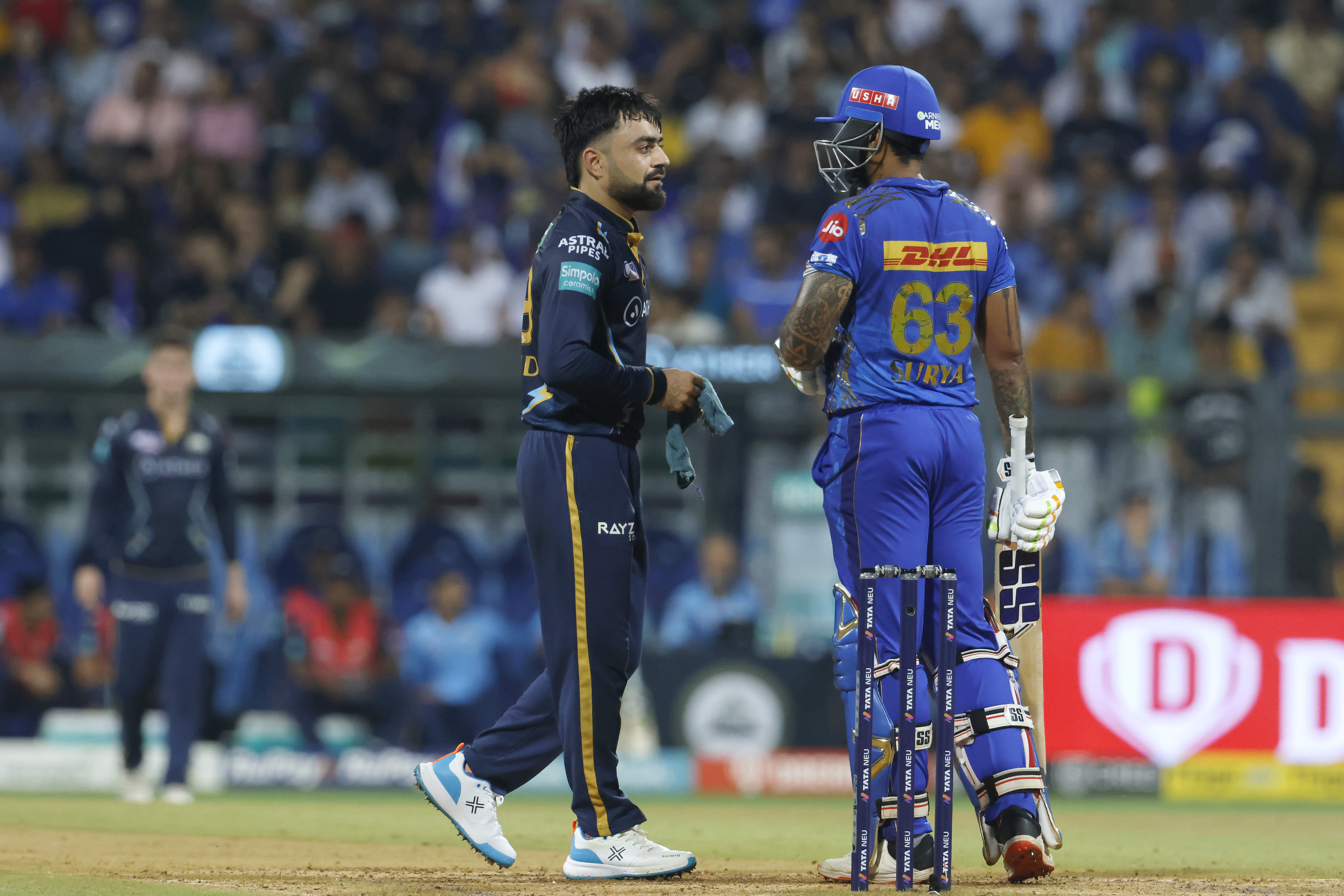 Surya's maiden IPL ton trumps Rashid's all-round show