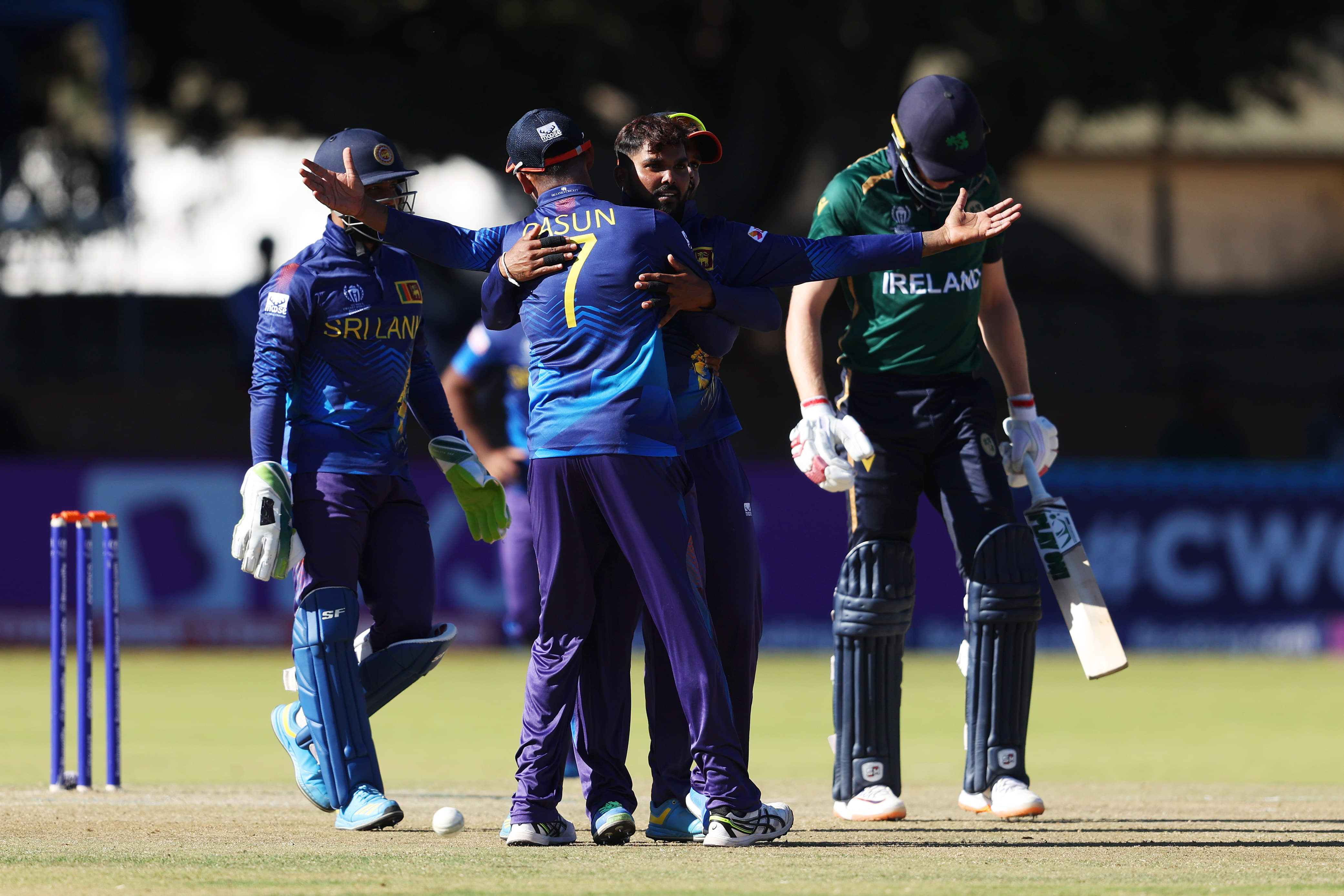 Karunaratne's 103, Hasaranga five-for clinch SL 133-run win