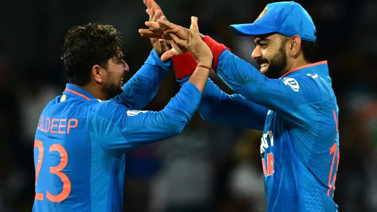Kuldeep takes four as India qualify for final