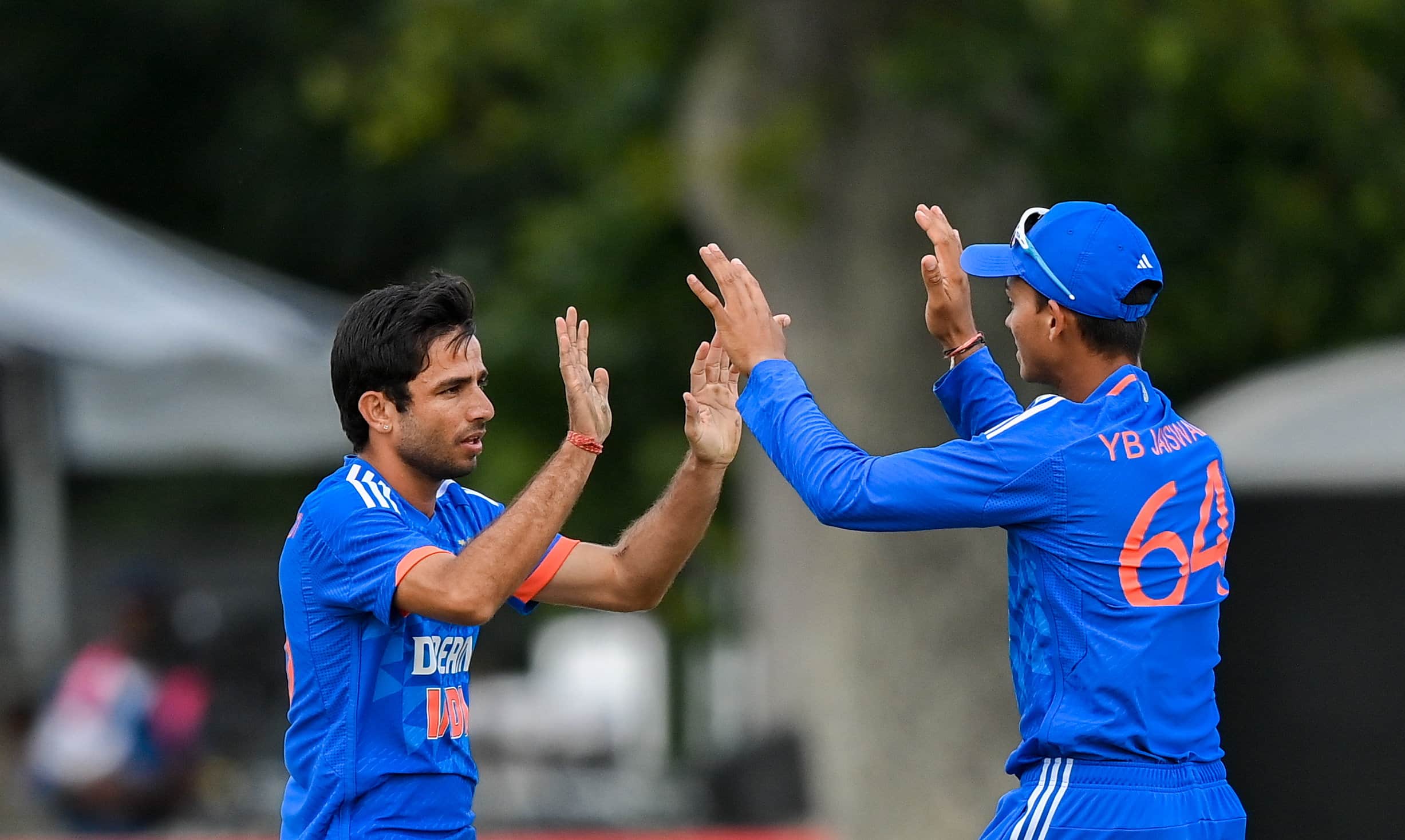 India seal semifinal spot with 23-run win