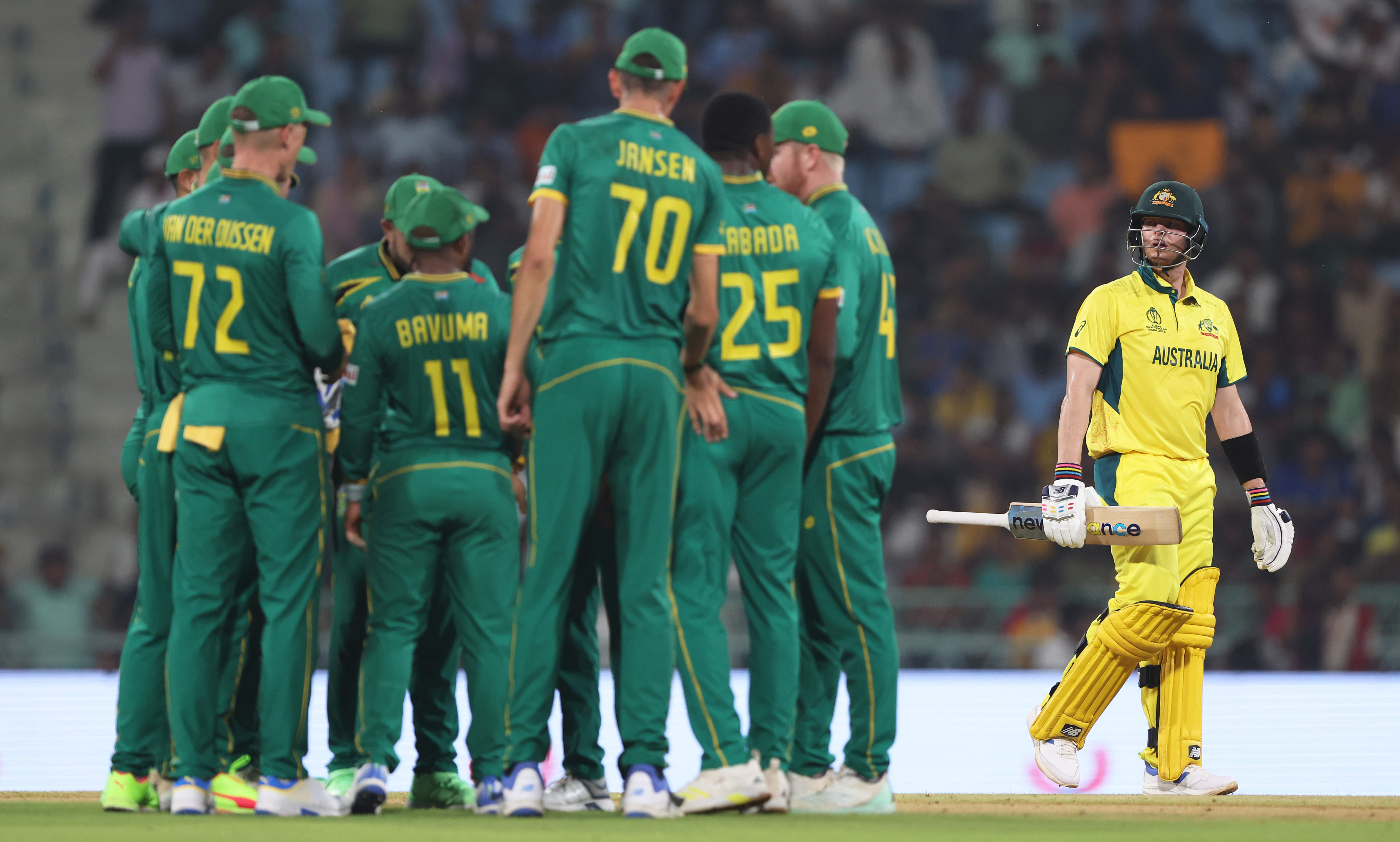 SA put Australia's campaign in deep waters with 134-run win