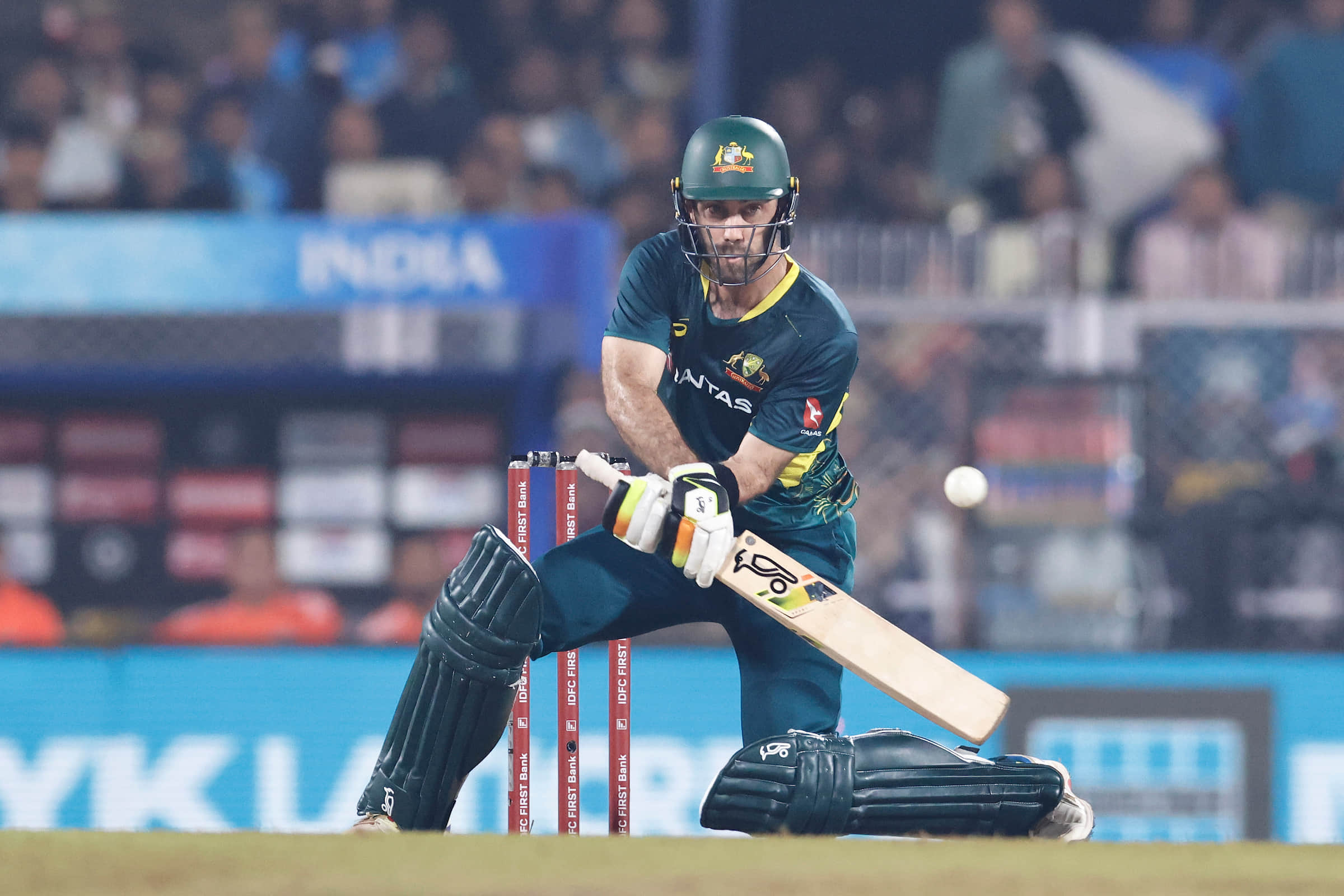 Maxwell's 104 trumps Gaikwad's 123 as Australia win a humdinger