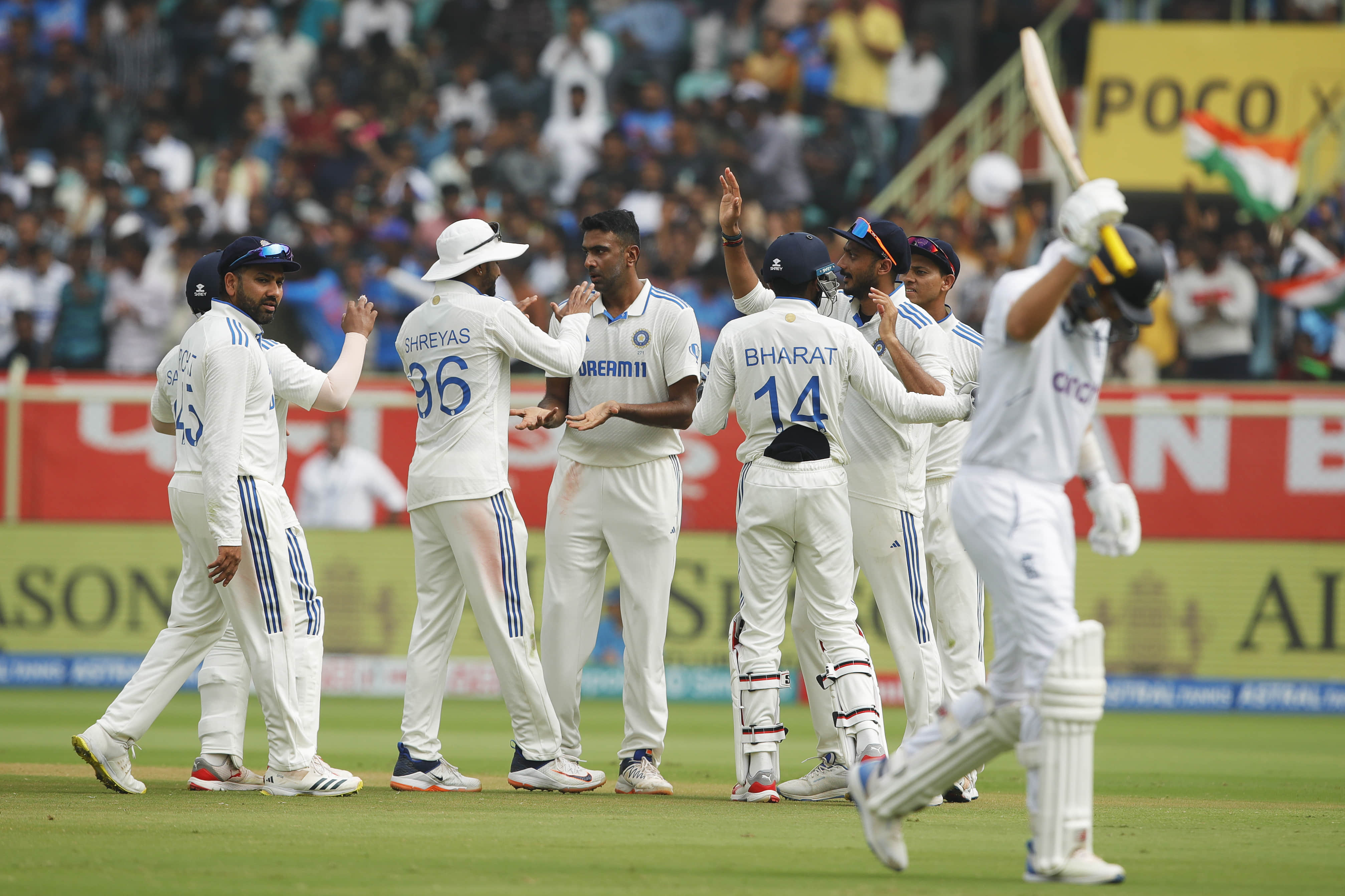 India level series in Vizag with a 106-run win